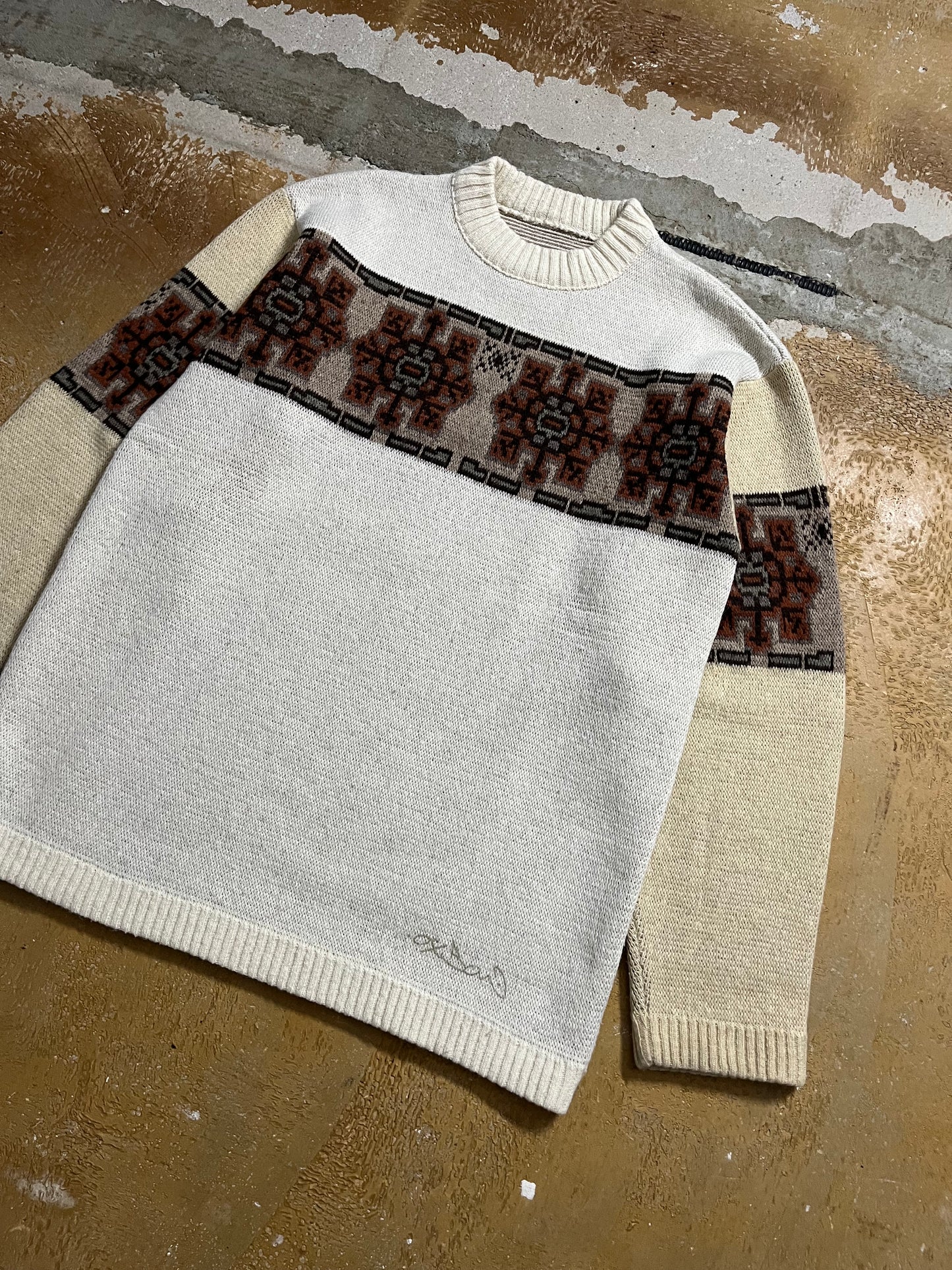 Oxbow vintage knit wool sweater - XL