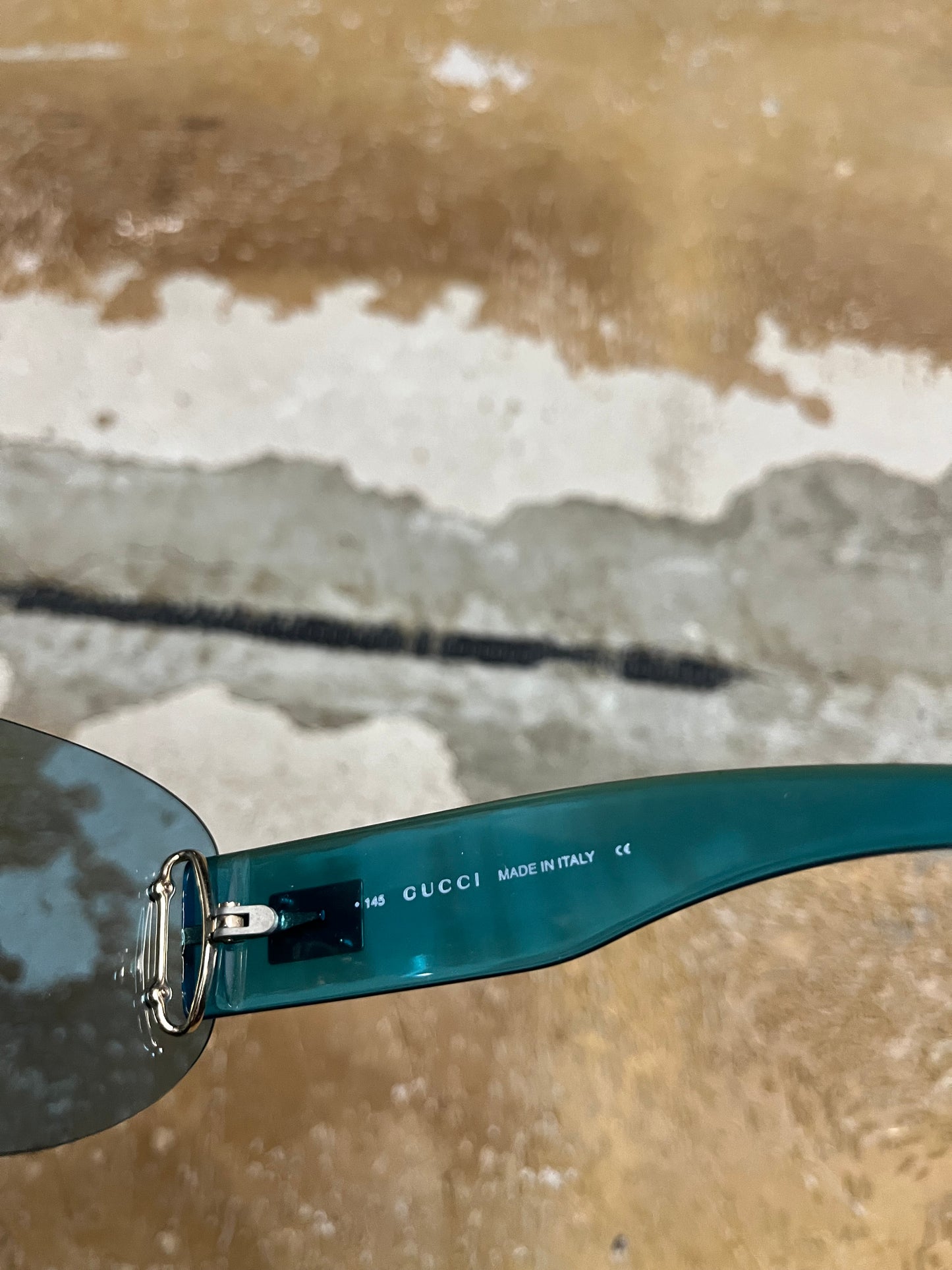 Gucci vintage blue sunglasses