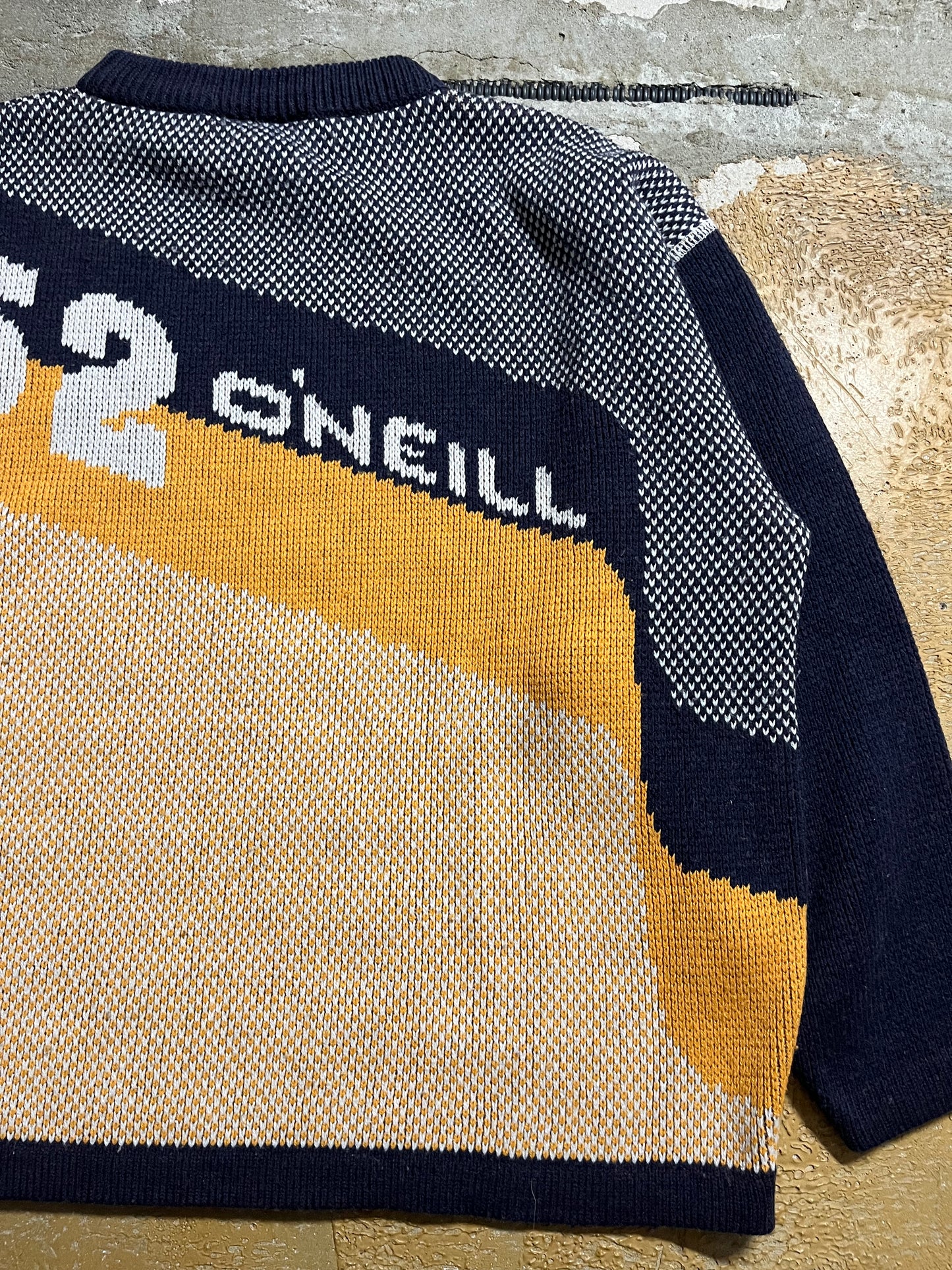 O’neill vintage ski heavy knit sweater - S