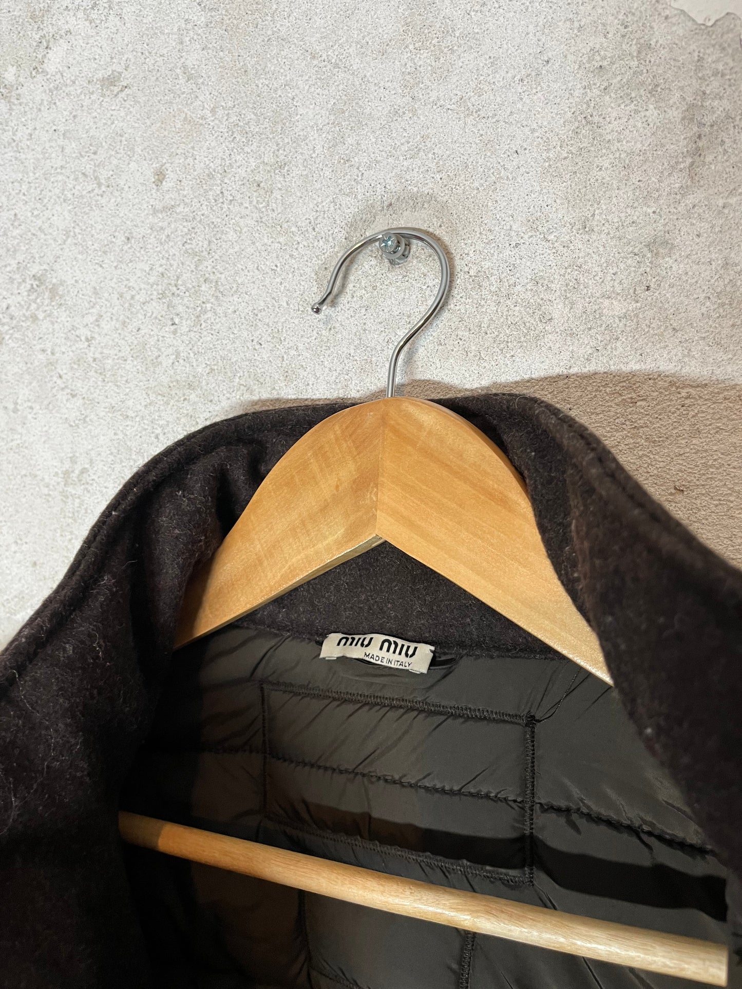 Miu Miu brown puffer jacket - S