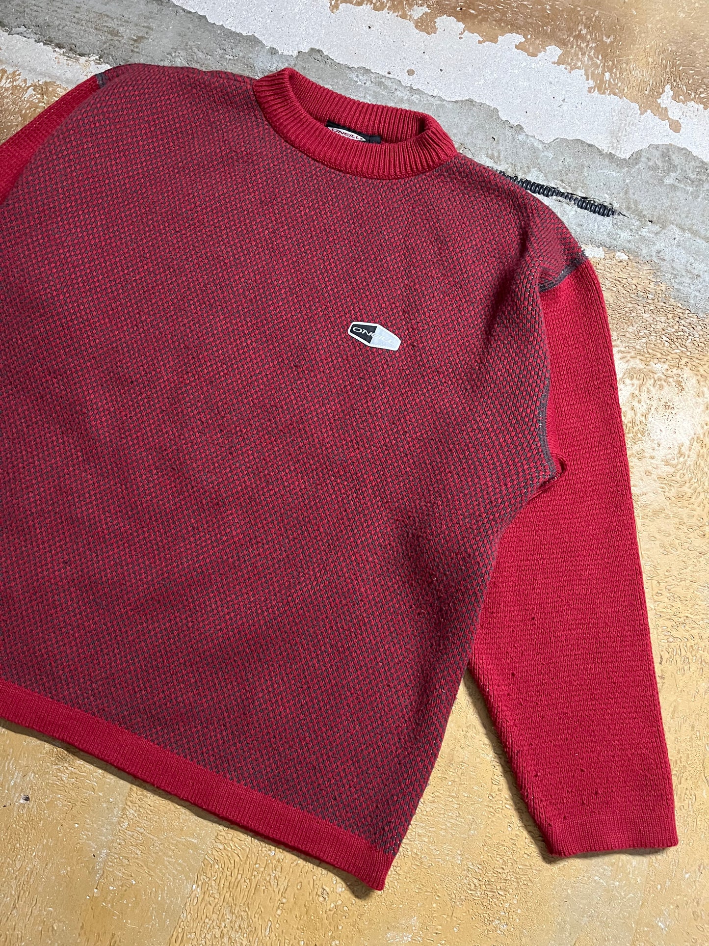 O’neill vintage retro ski snowboard knit sweater - M