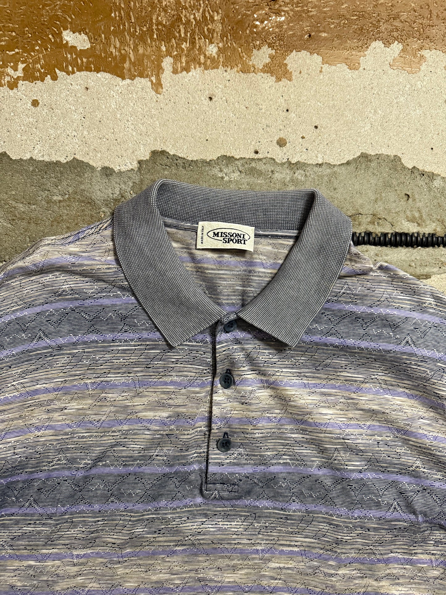 Missoni vintage knit polo shirt - S