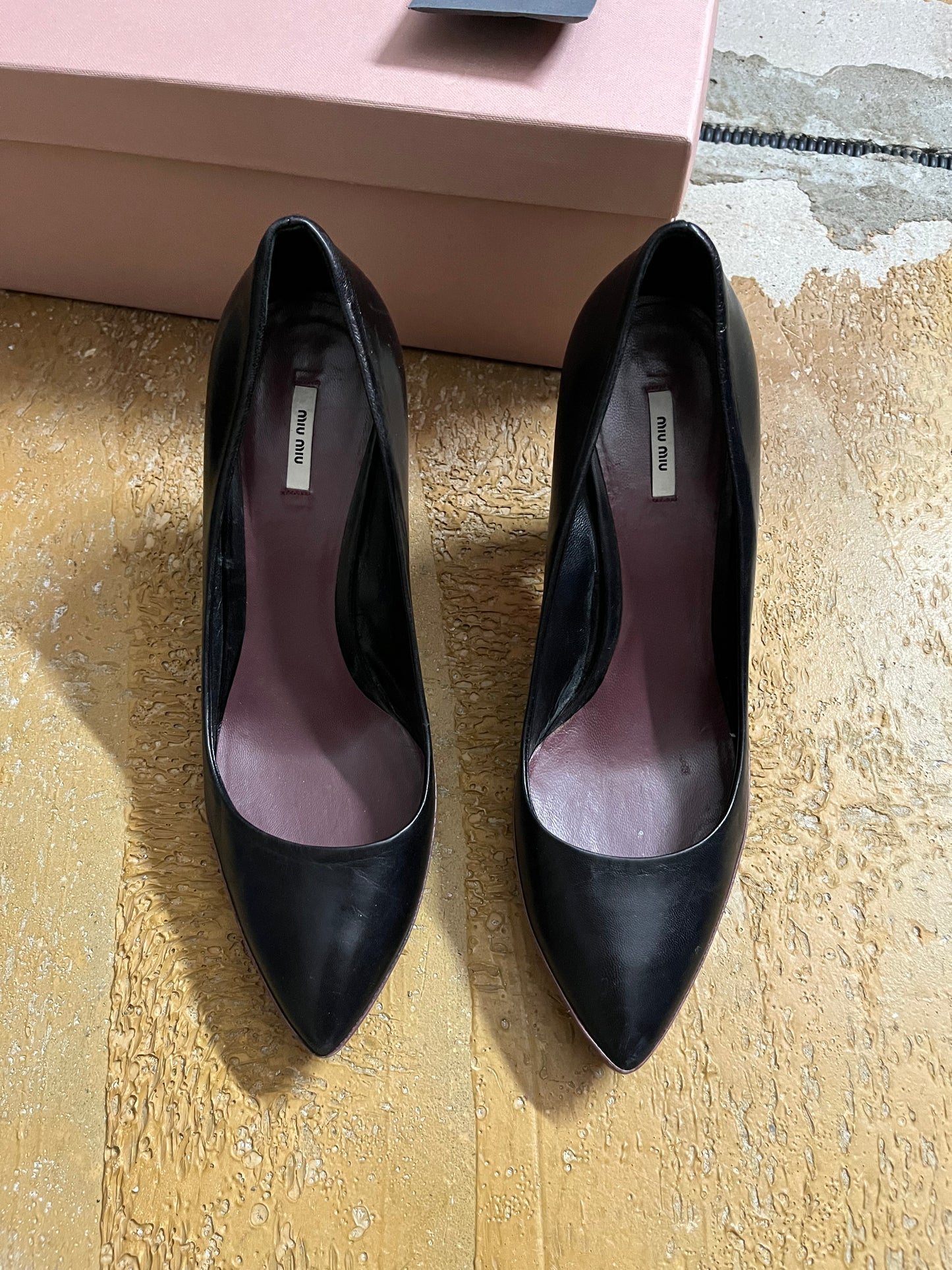 Miu Miu leather heels - 37,5