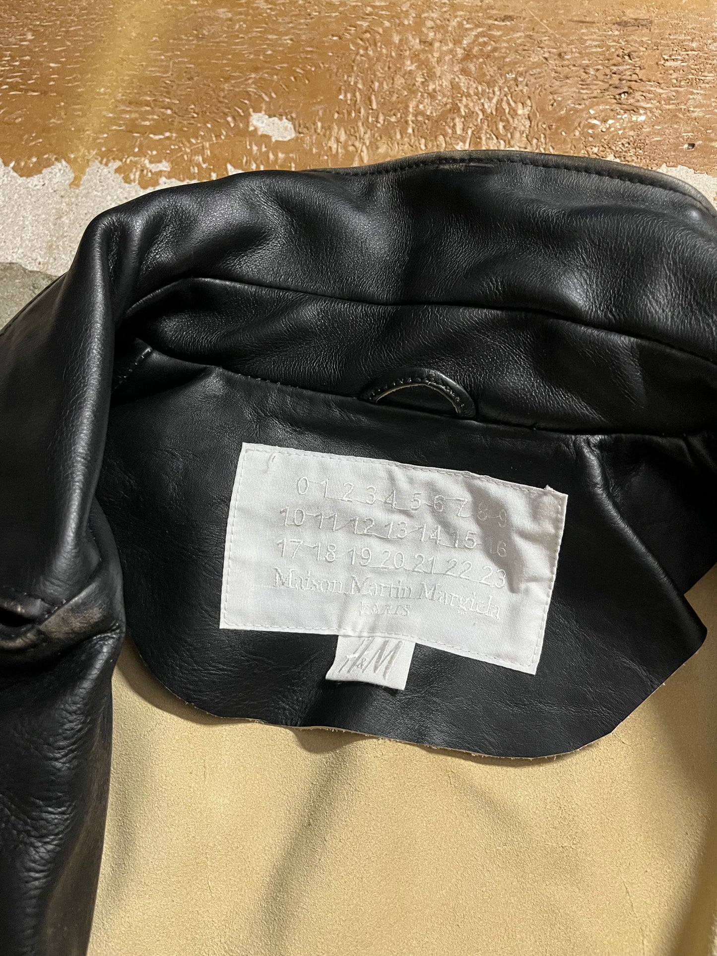 H&M maison margiela deconstructed jacket - S