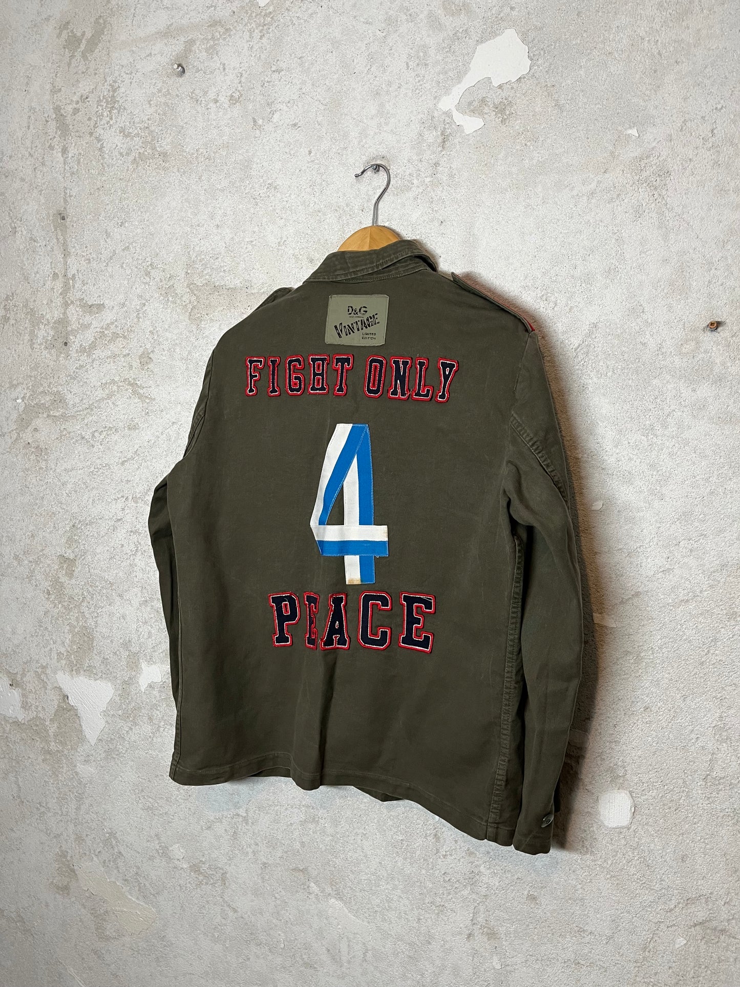 Dolce & Gabbana military peace jacket - L