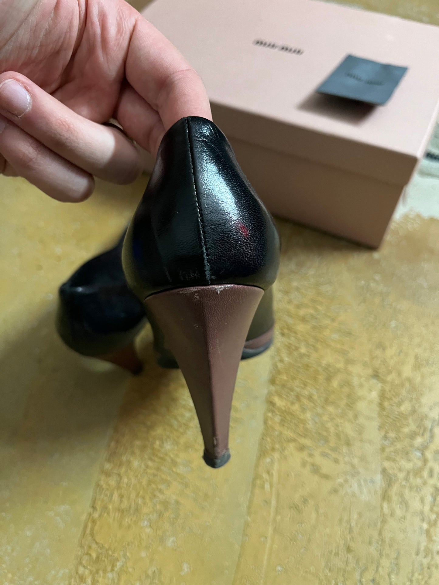 Miu Miu leather heels - 37,5