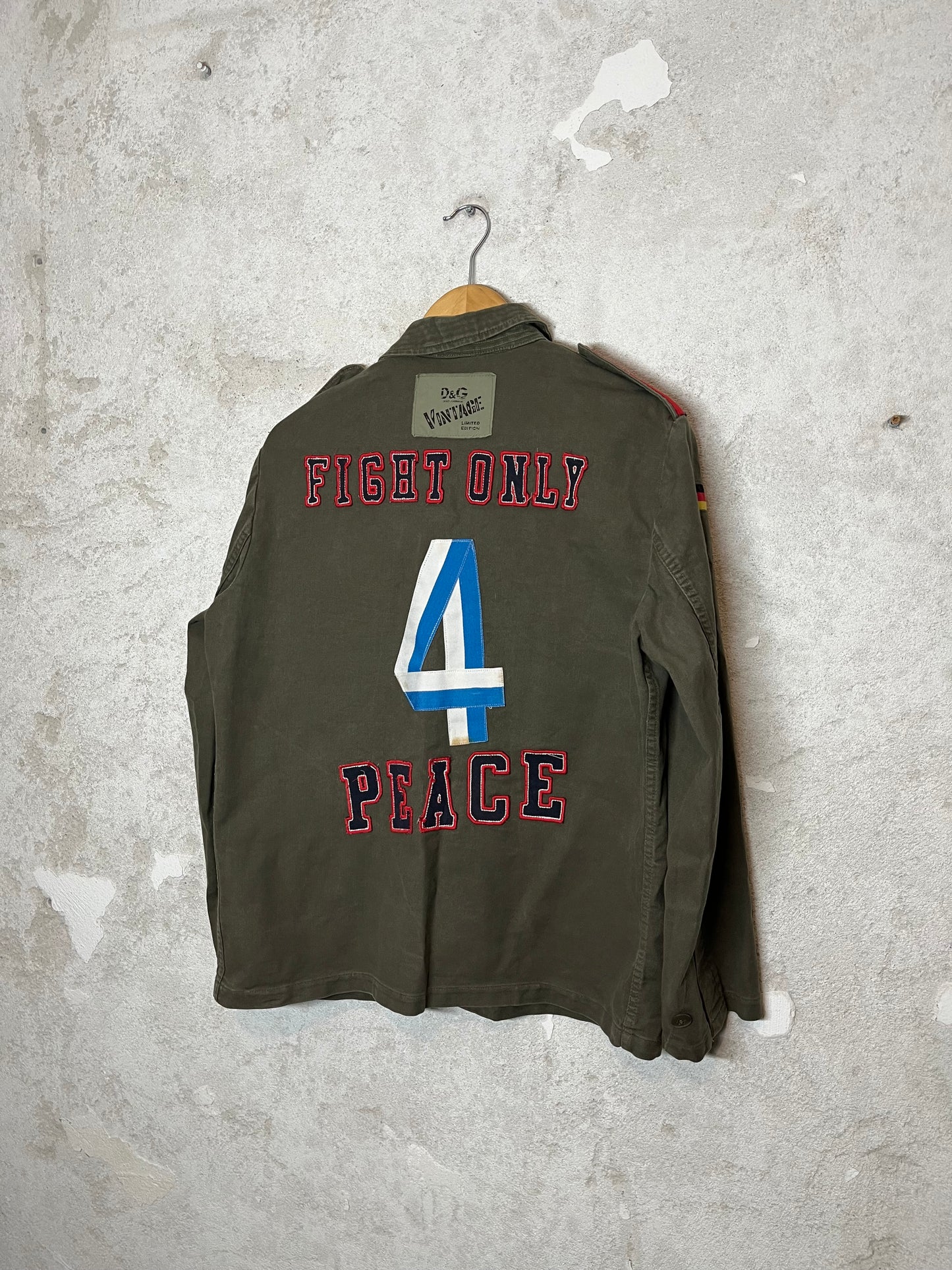 Dolce & Gabbana military peace jacket - L