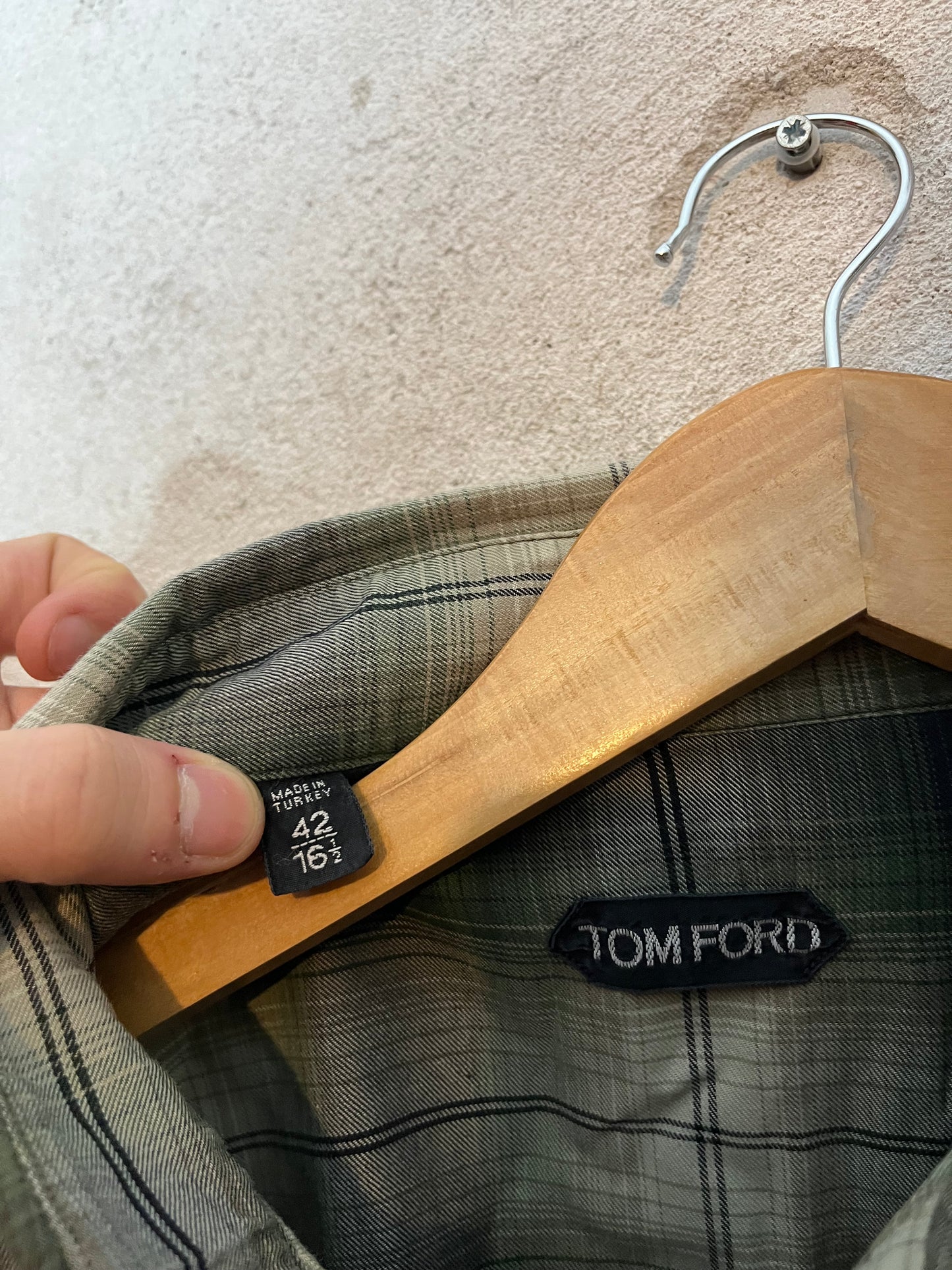 Tom Ford checkered shirt - L