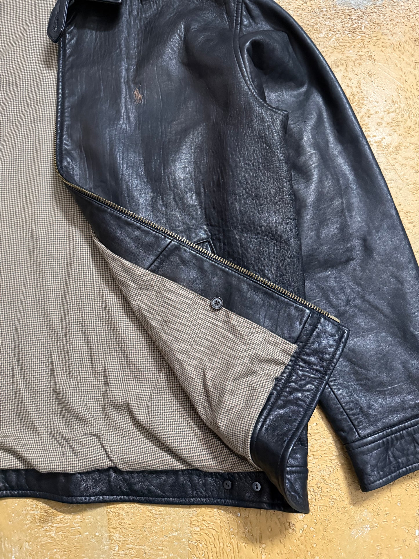 Ralph Lauren 100% lambs leather jacket - L