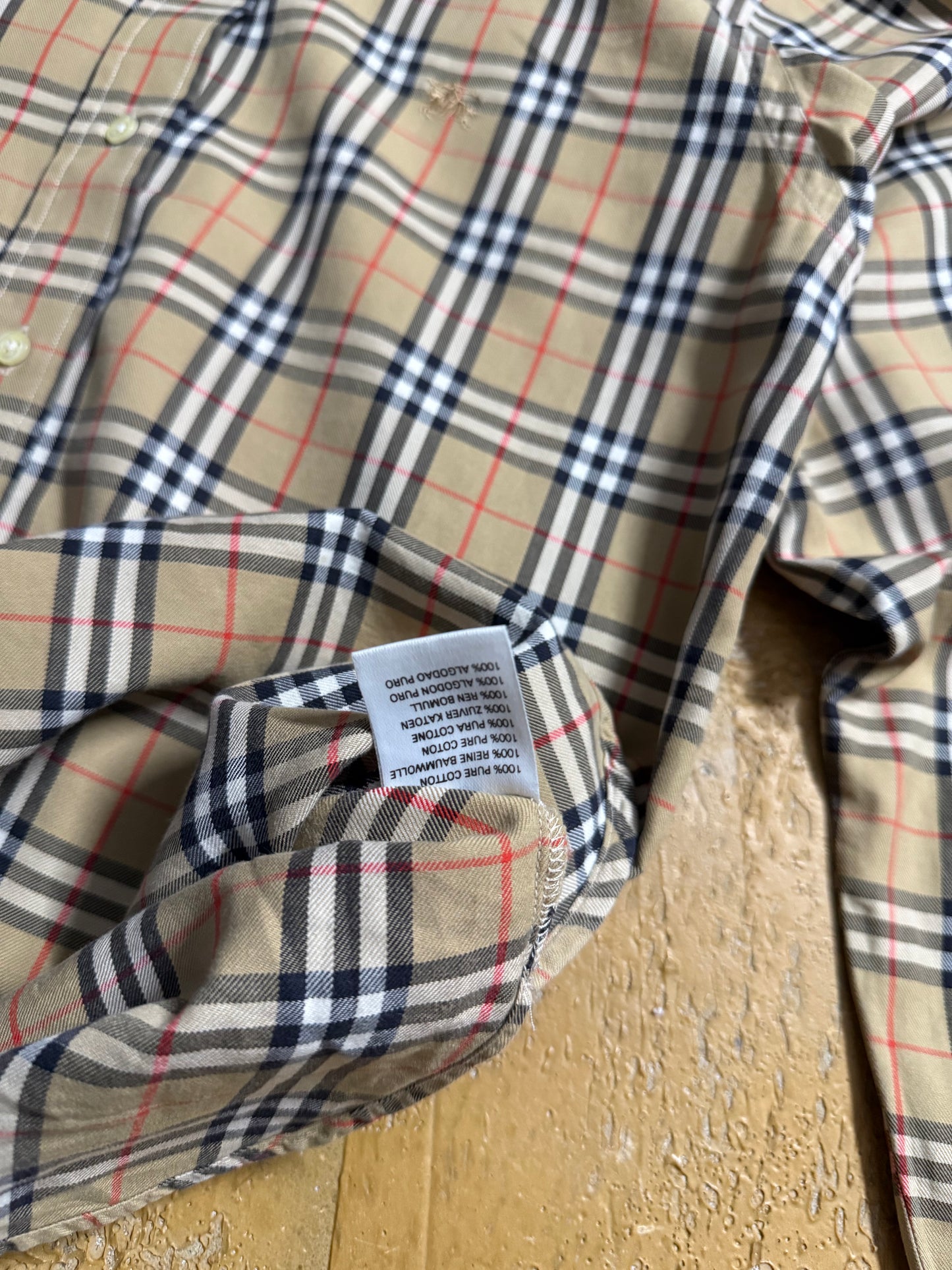 Burberry monogram vintage shirt - S