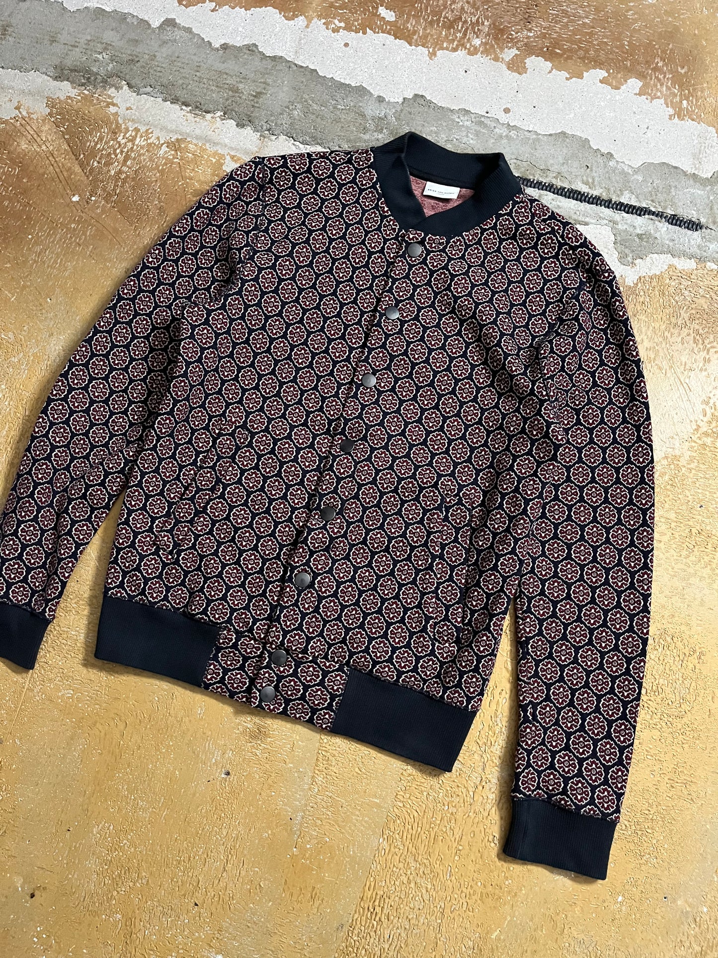 Dries van Noten 15AW monogram knit sweater - S