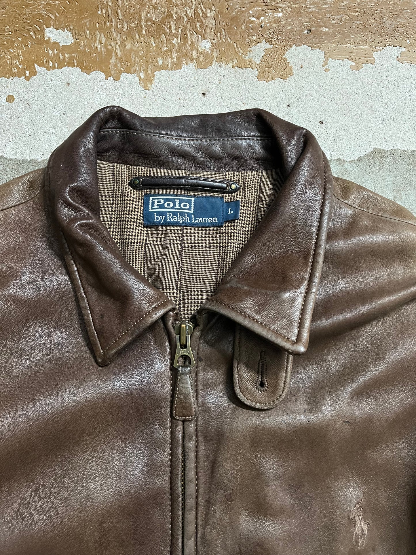 Ralph Lauren Lambskin patina jacket - L