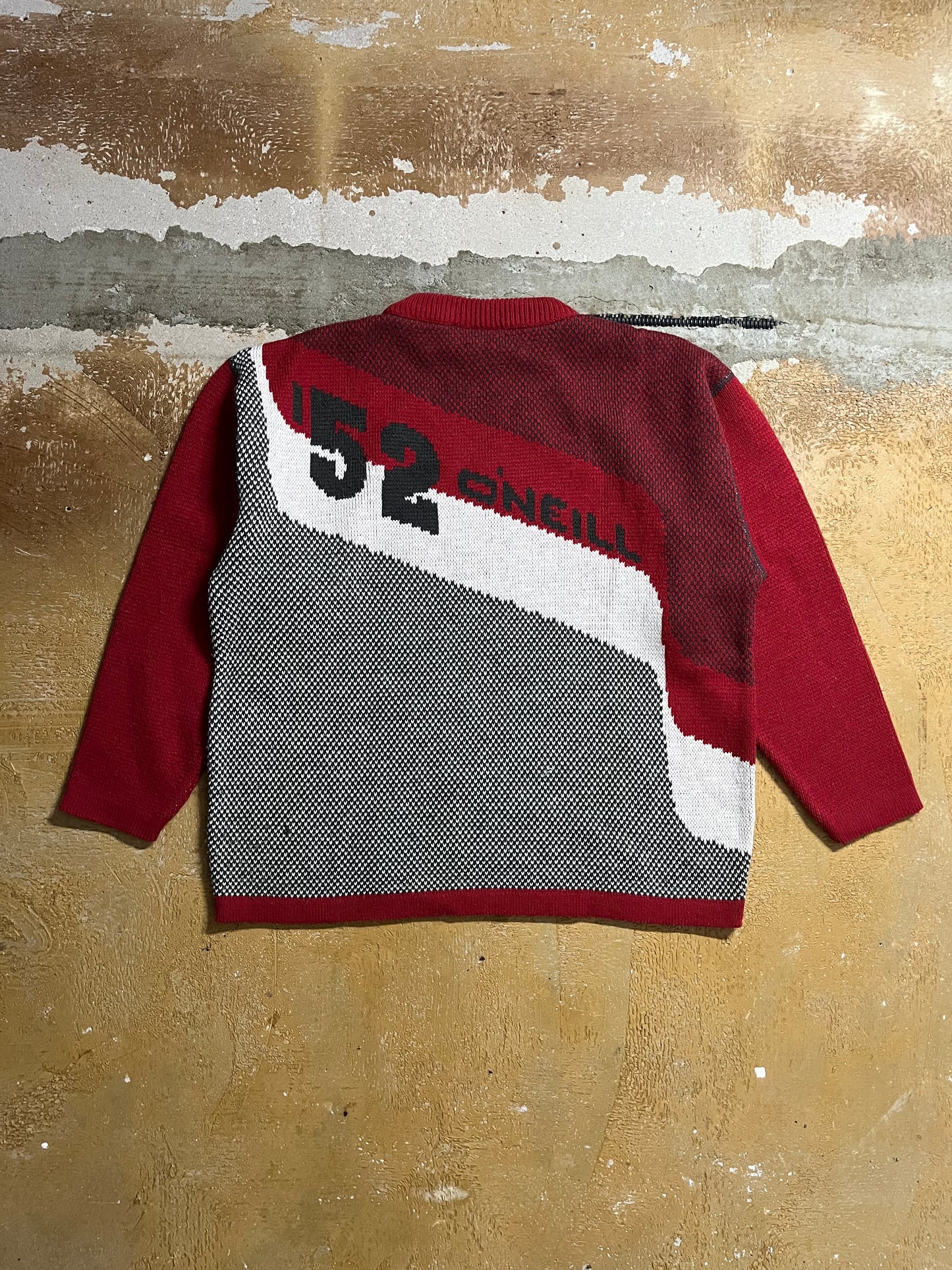 O’neill vintage retro ski snowboard knit sweater - M