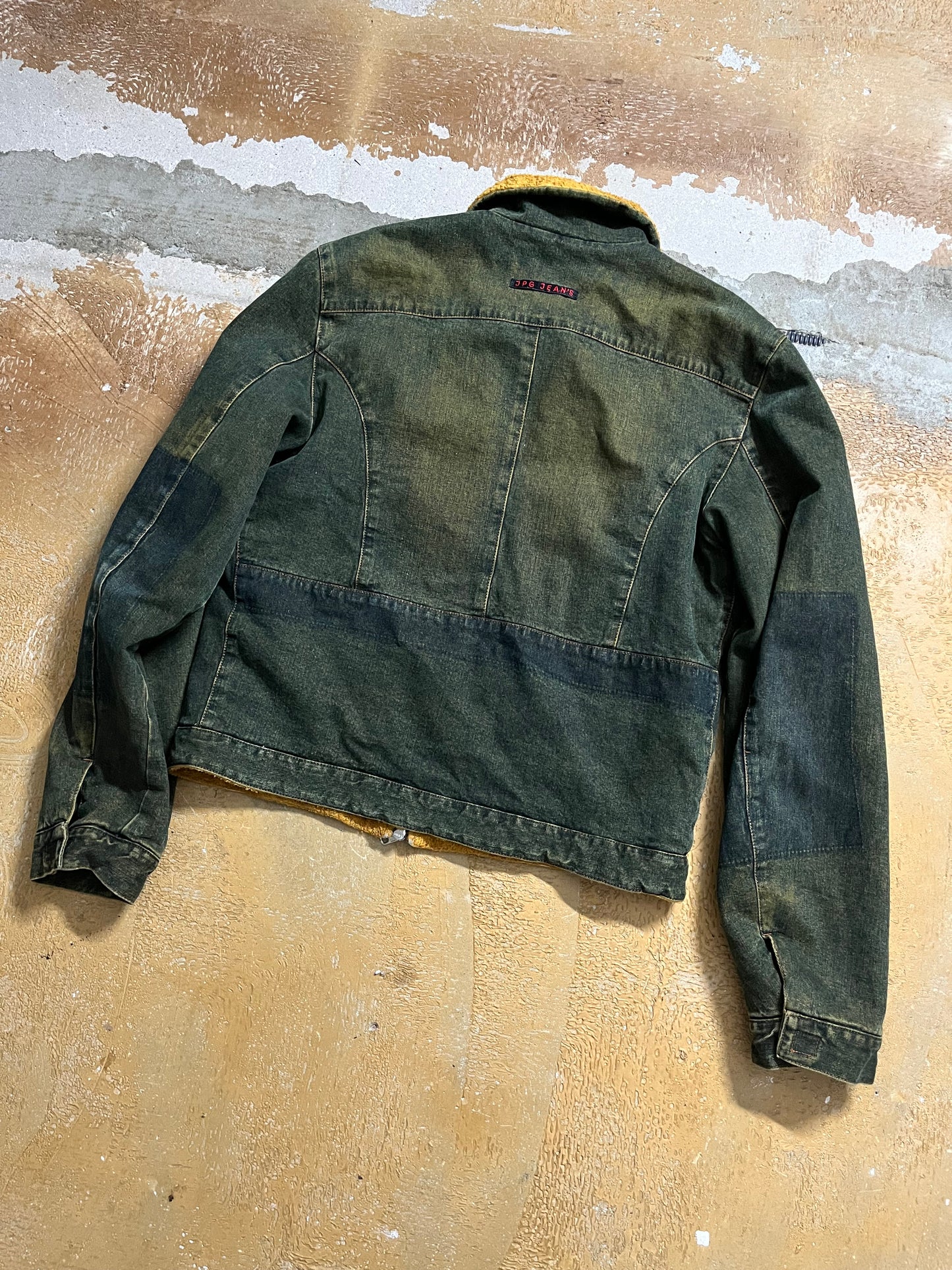 Jean Paul Gaultier acid wash denim jacket - XS