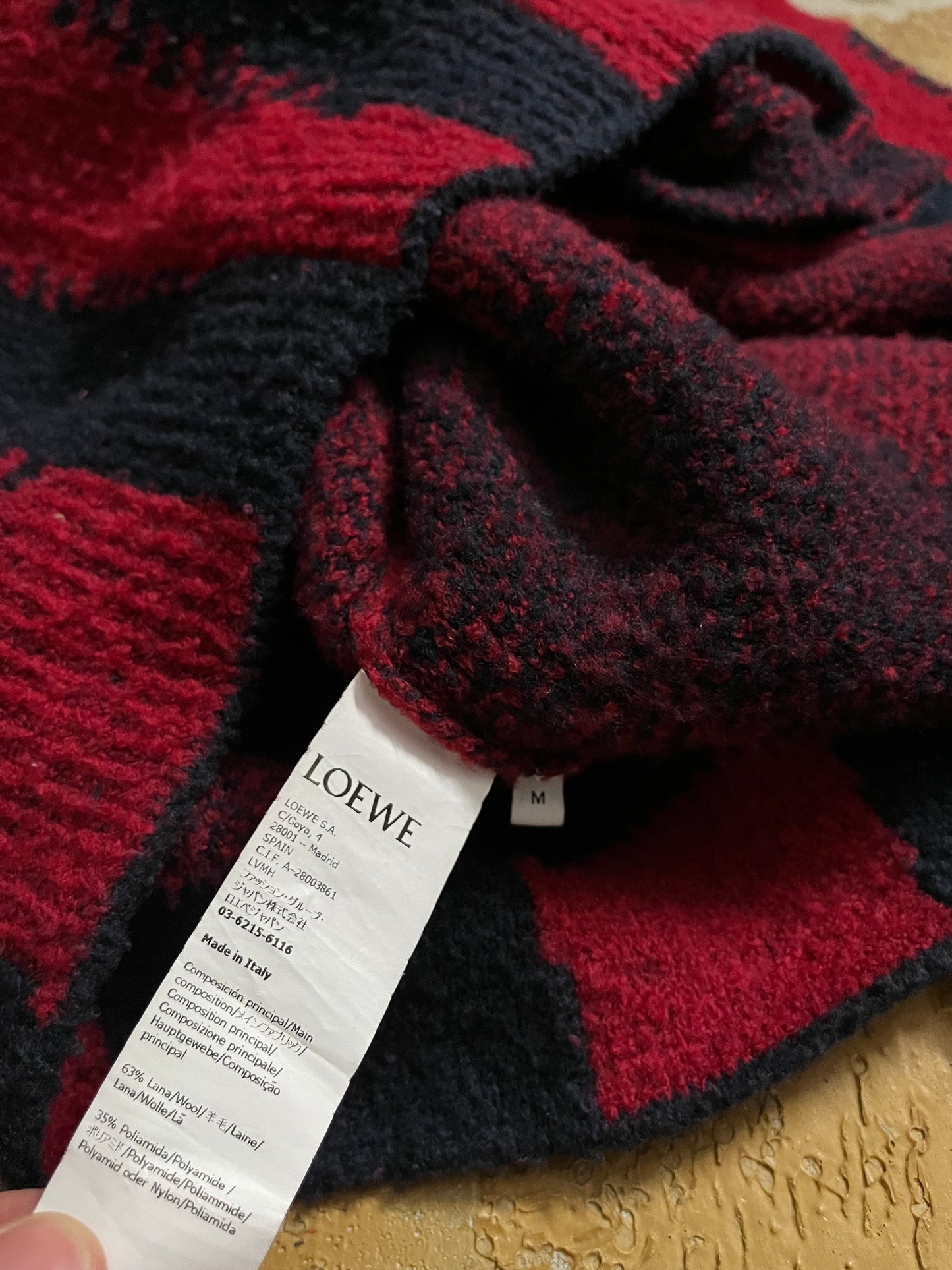 LOEWE wool cardigan jacket - M