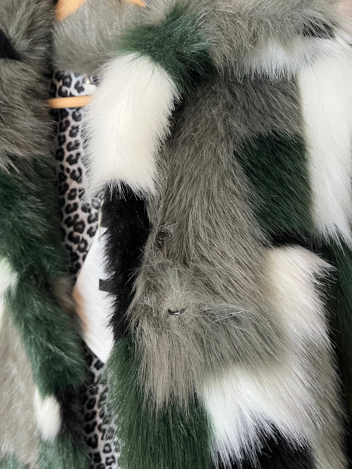 Diesel ecological faux fur jacket - S