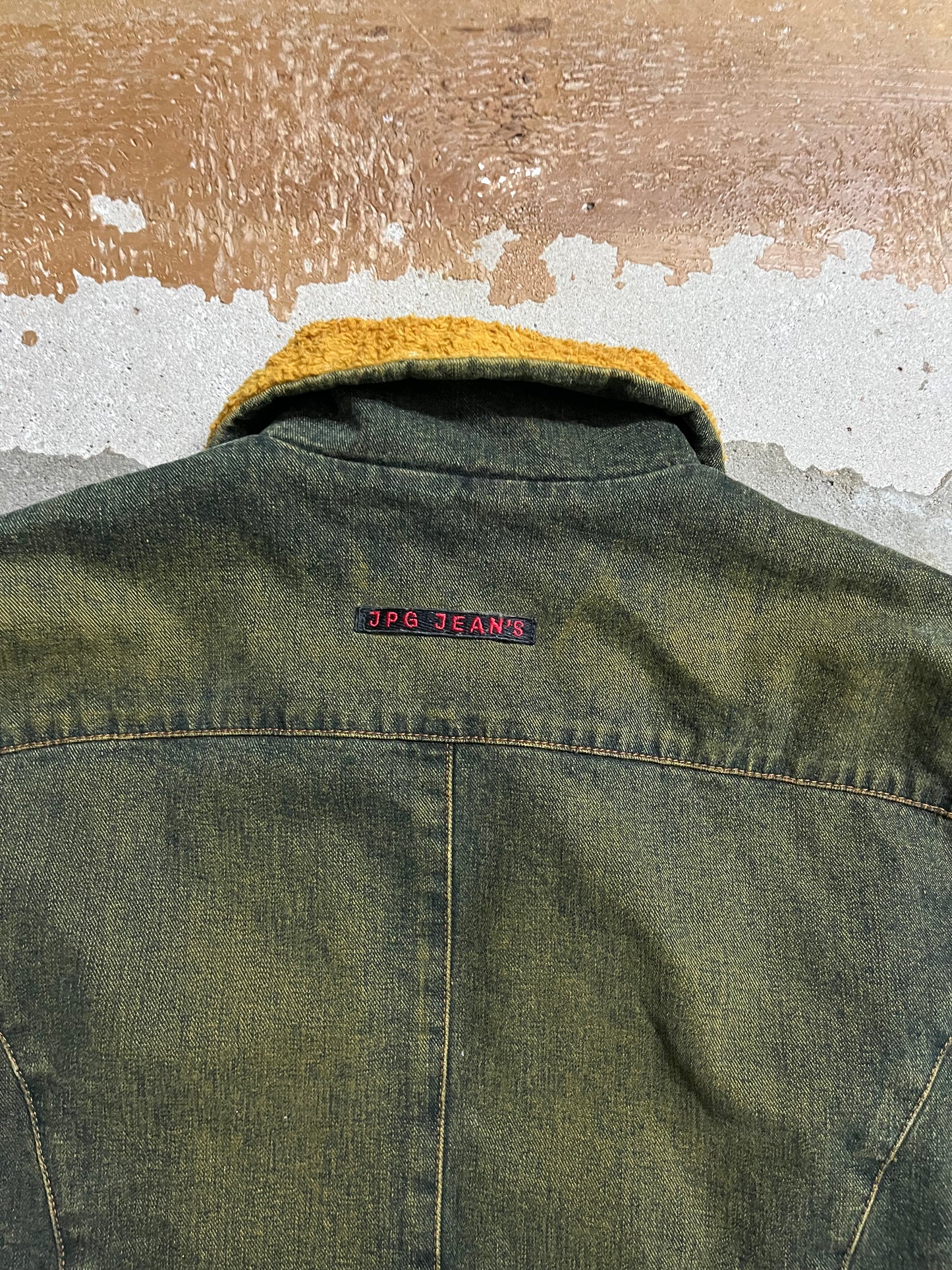Jean Paul Gaultier acid wash denim jacket - XS