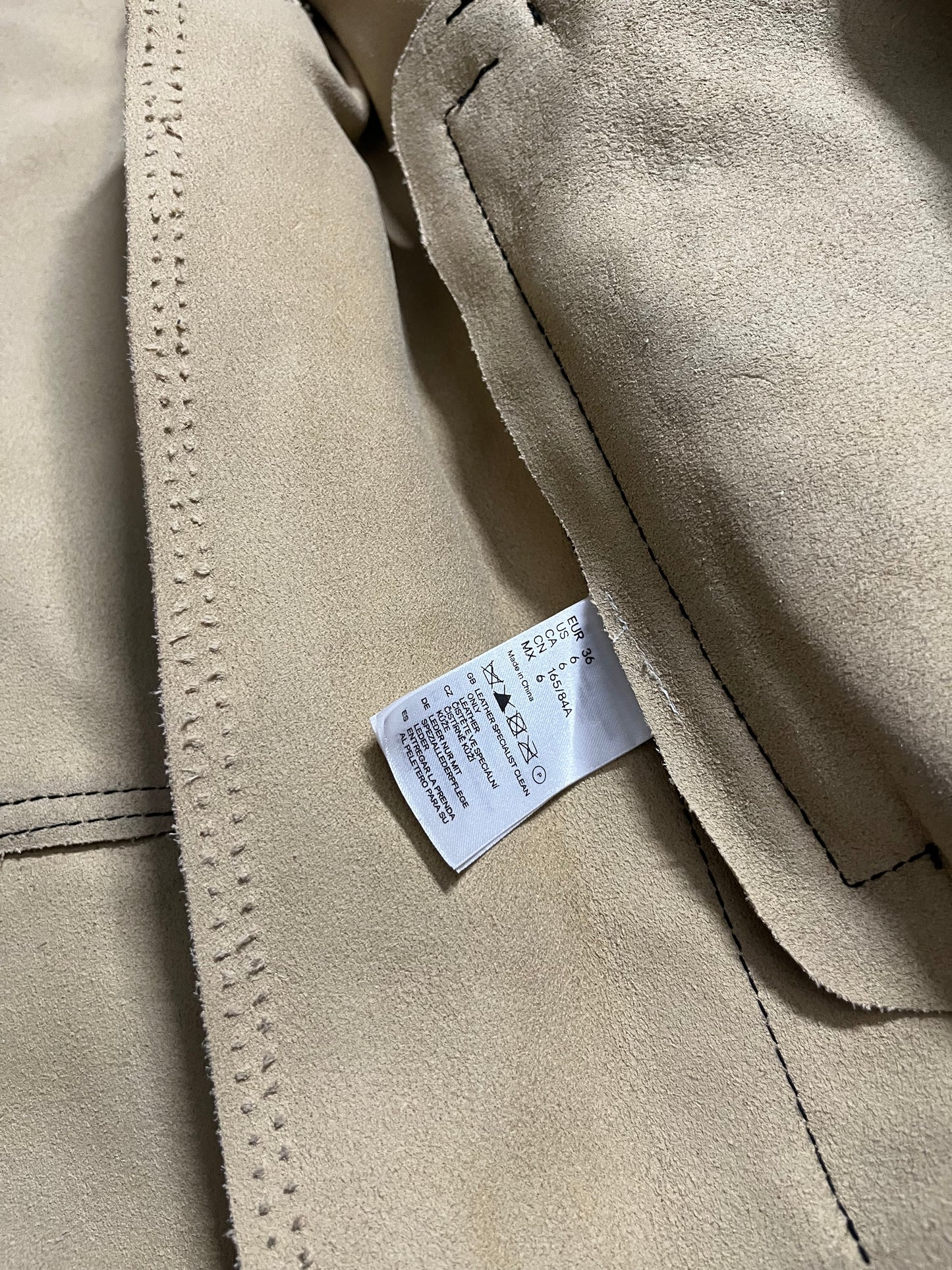 H&M maison margiela deconstructed jacket - S