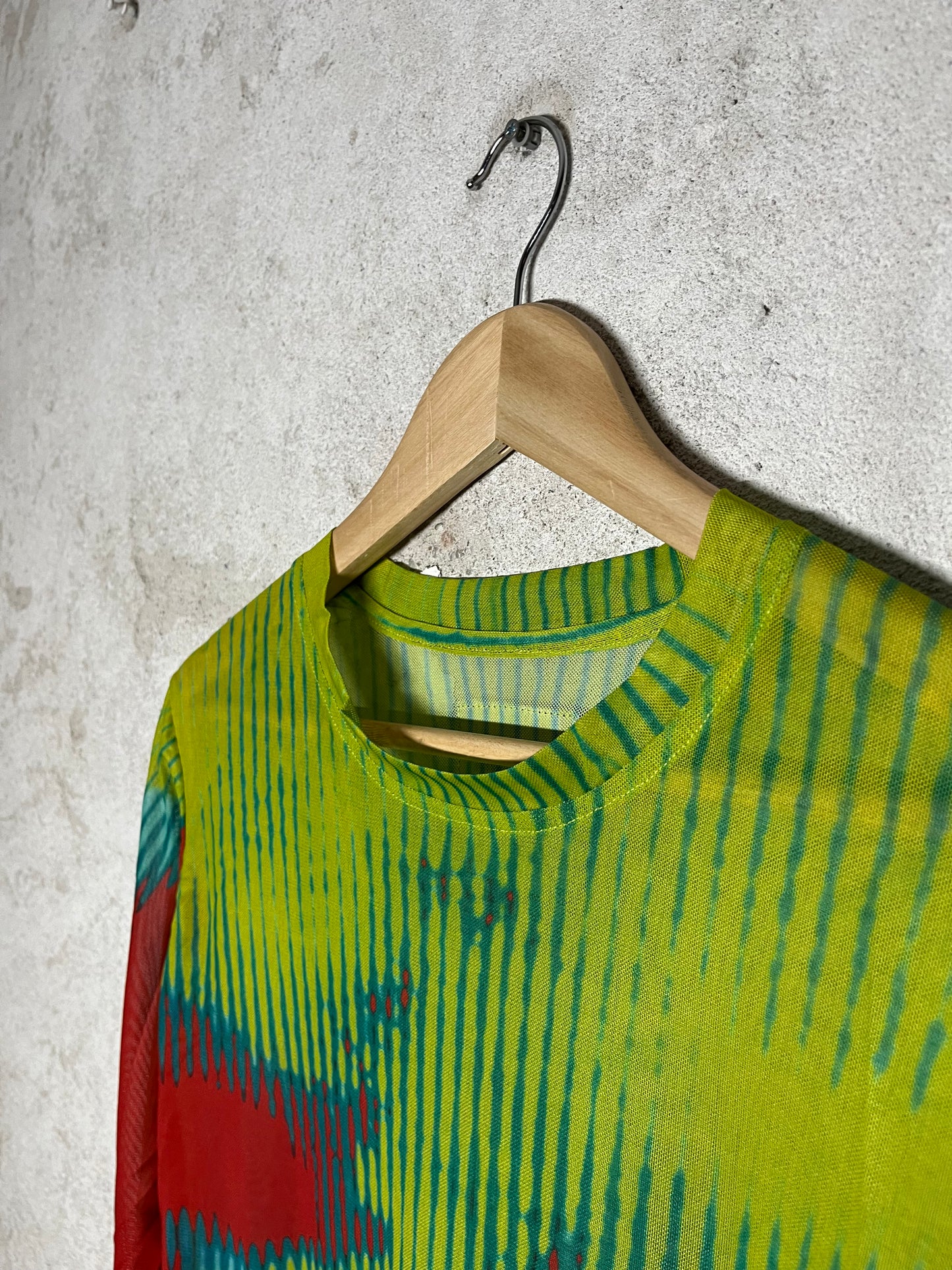 Jean Paul Gaultier Y project mesh top longsleeve - S