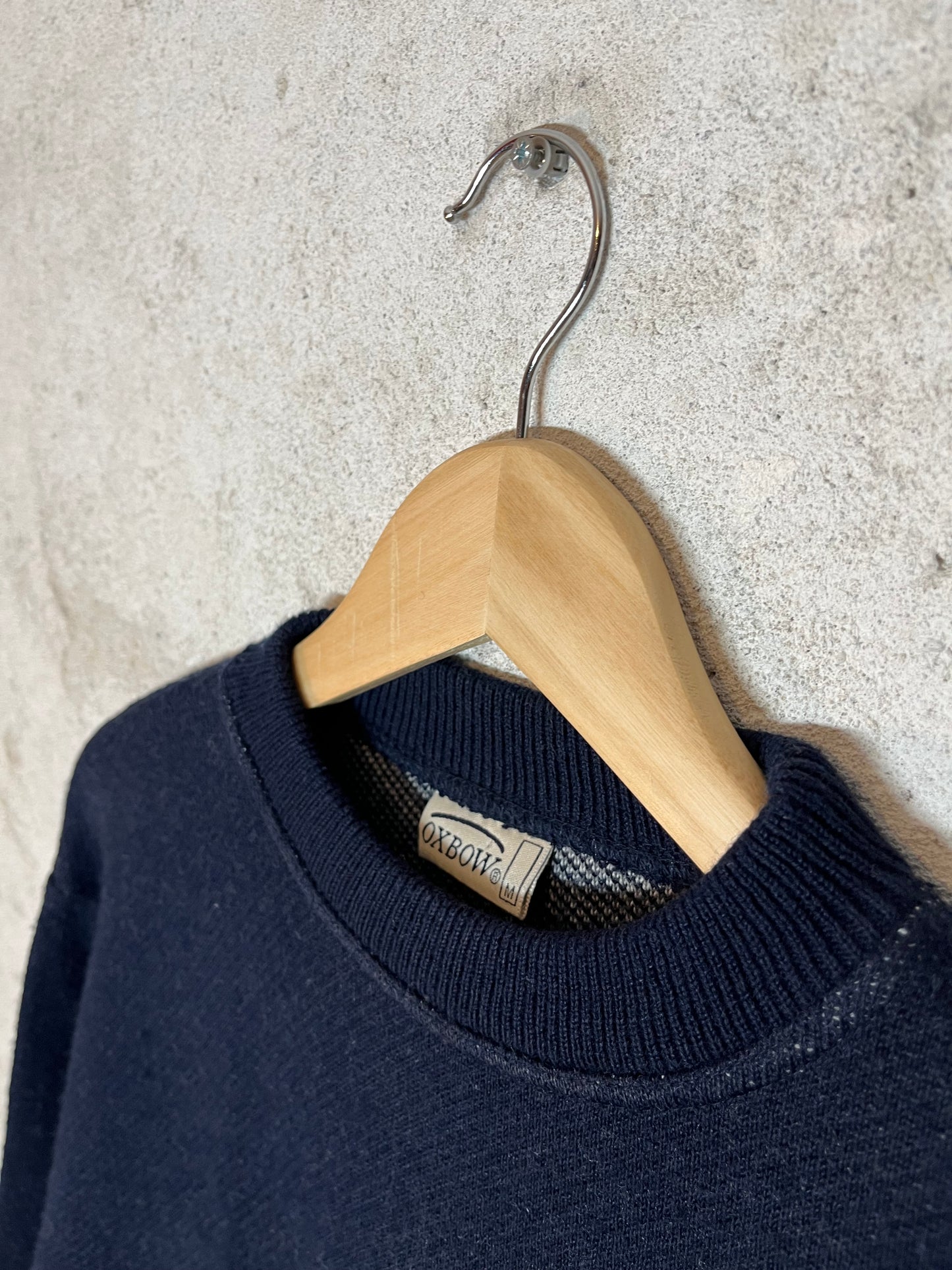 Oxbow vintage 90s heavy knit ski winter sweater - M