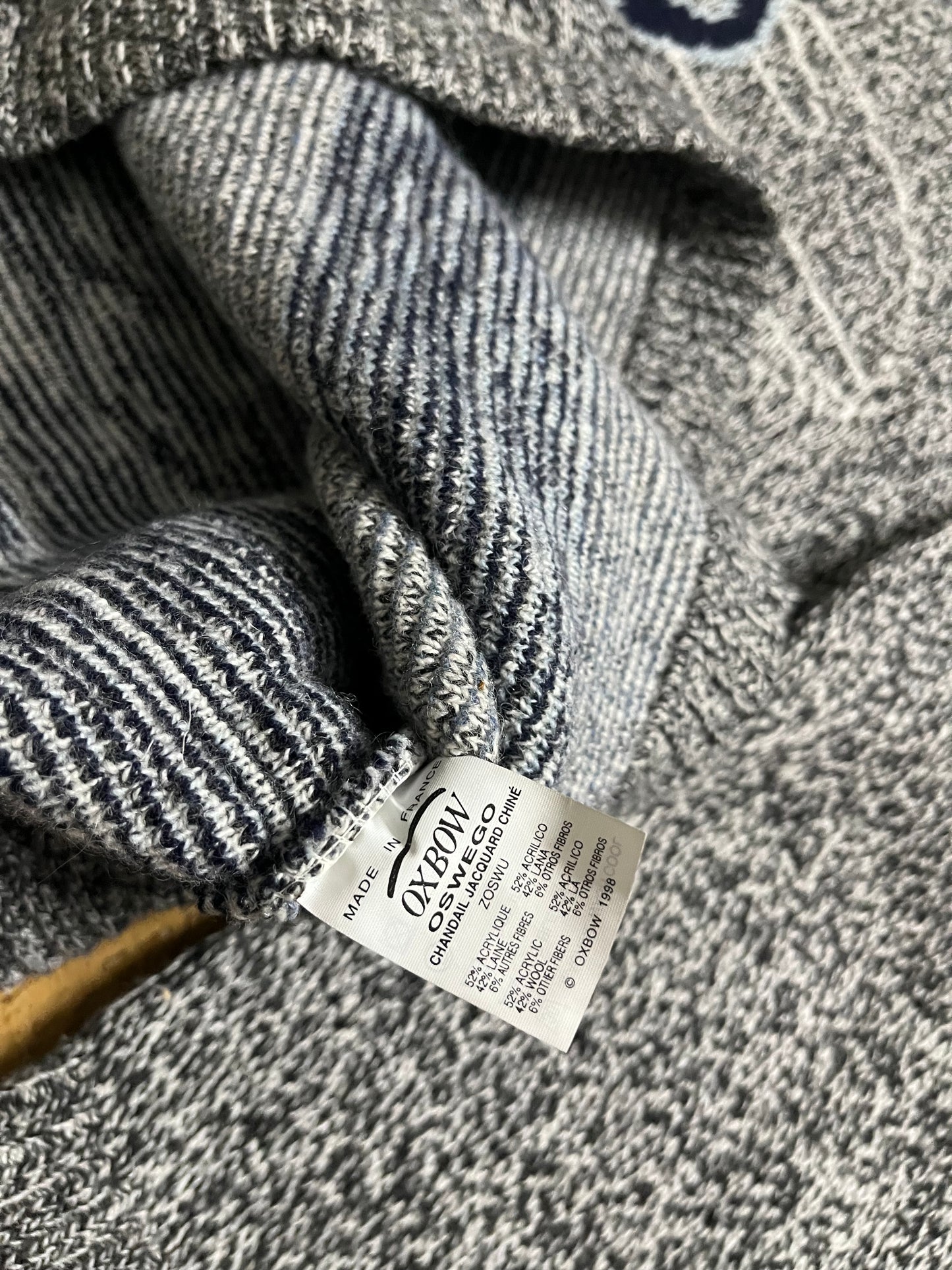 Oxbow vintage ski collector sweater - M
