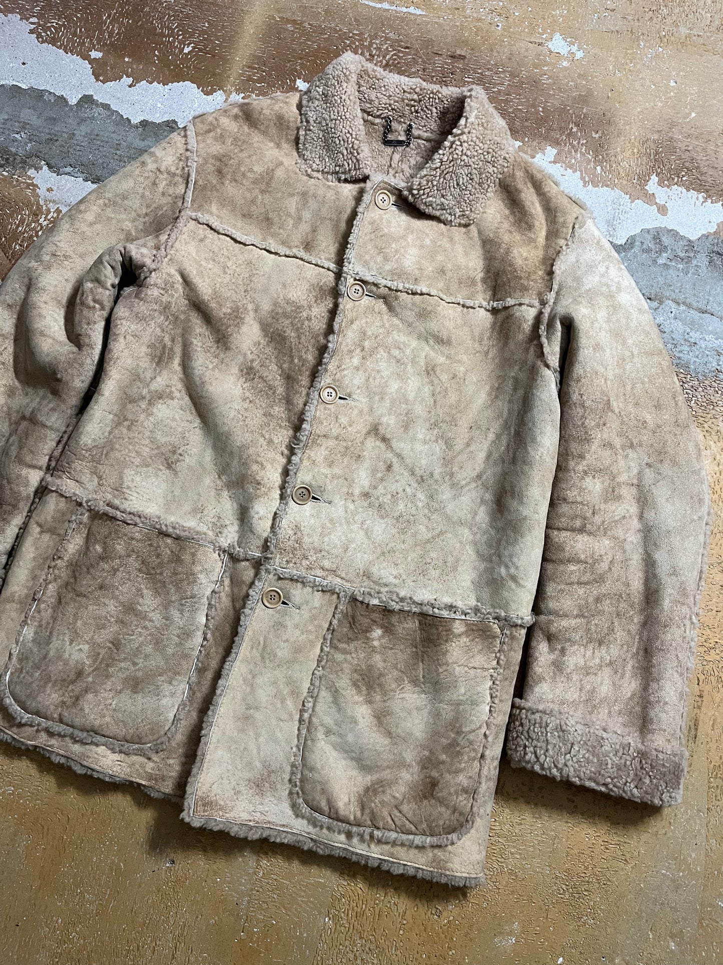Dolce & Gabbana sherling afghan coat - M