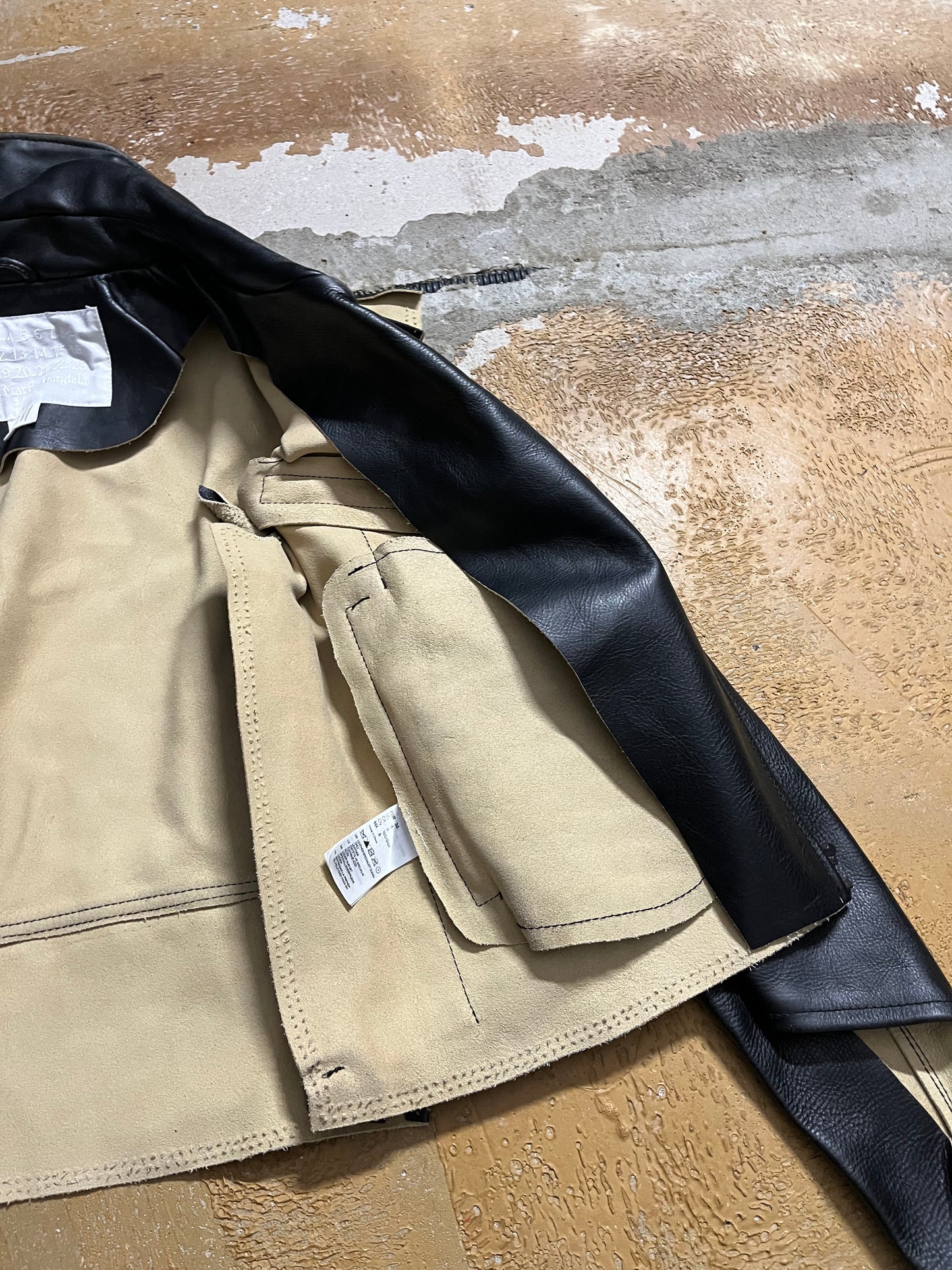H&M maison margiela deconstructed jacket - S