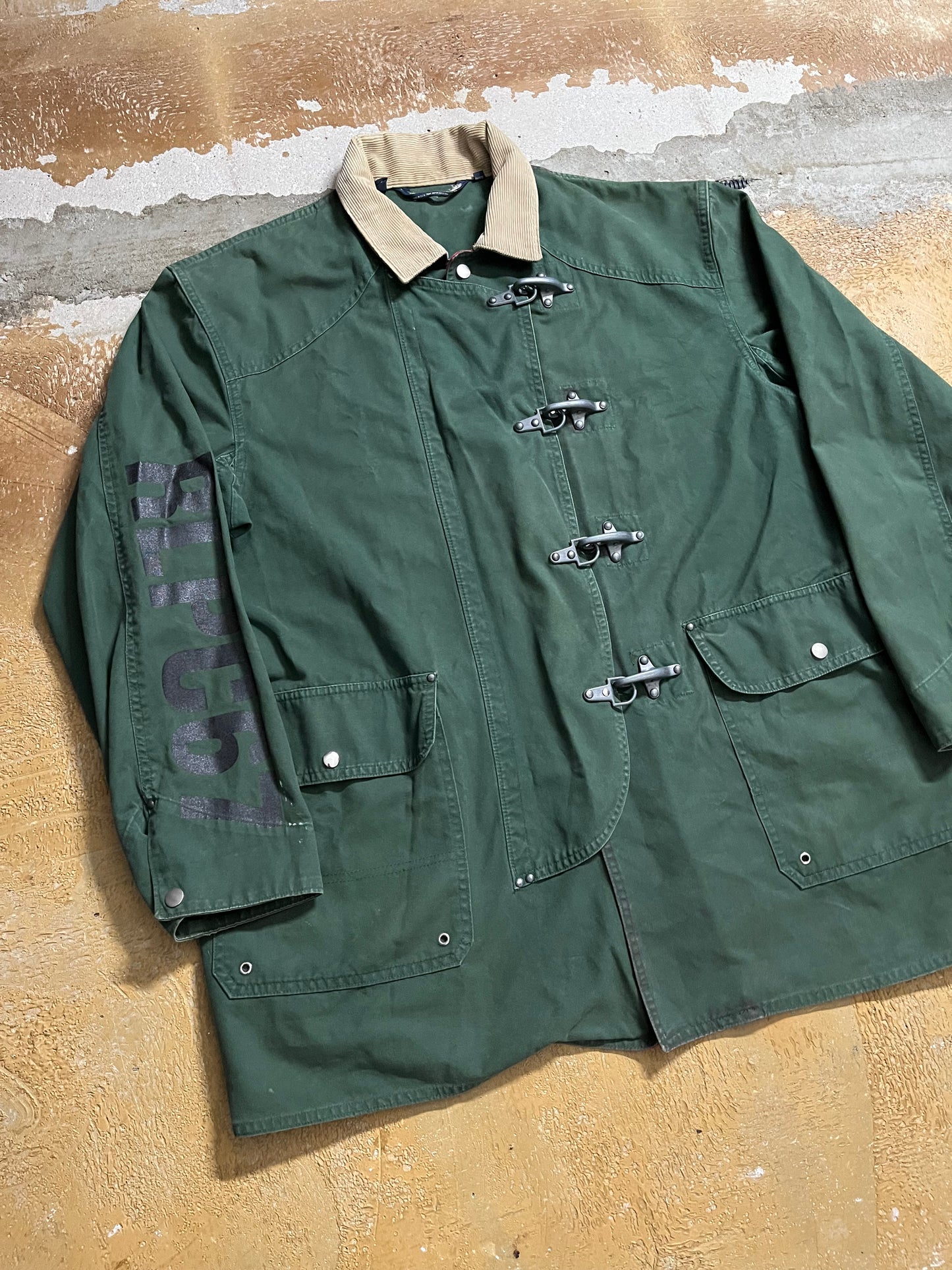 Ralph Lauren *RARE* fireman clasp jacket - L