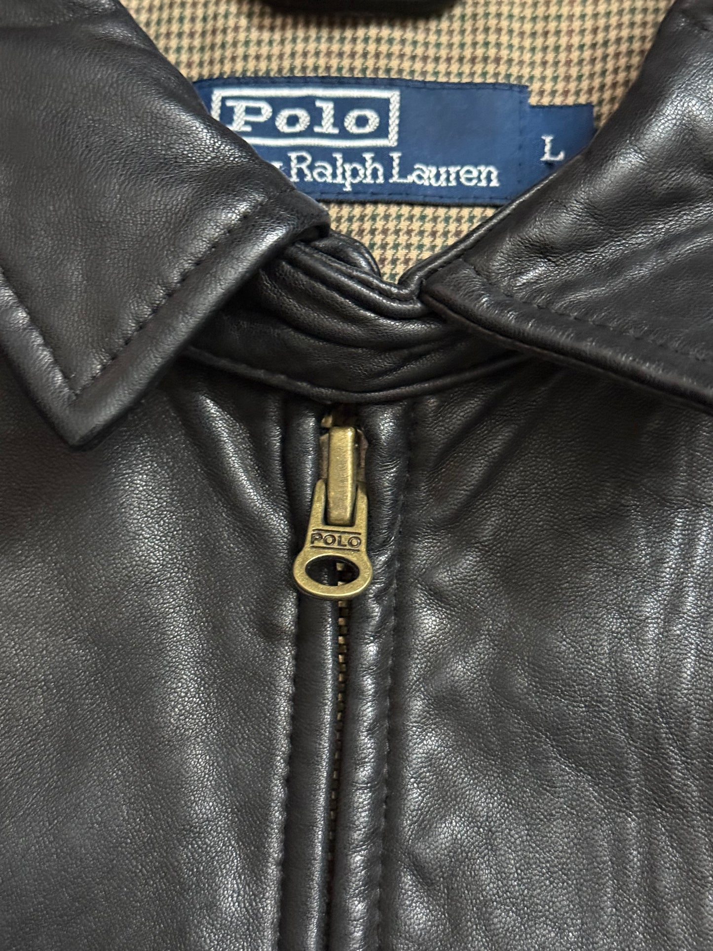 Ralph Lauren 100% lambs leather jacket - L