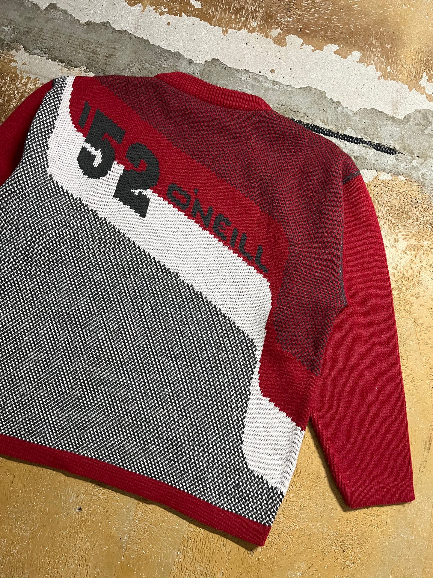 O’neill vintage retro ski snowboard knit sweater - M