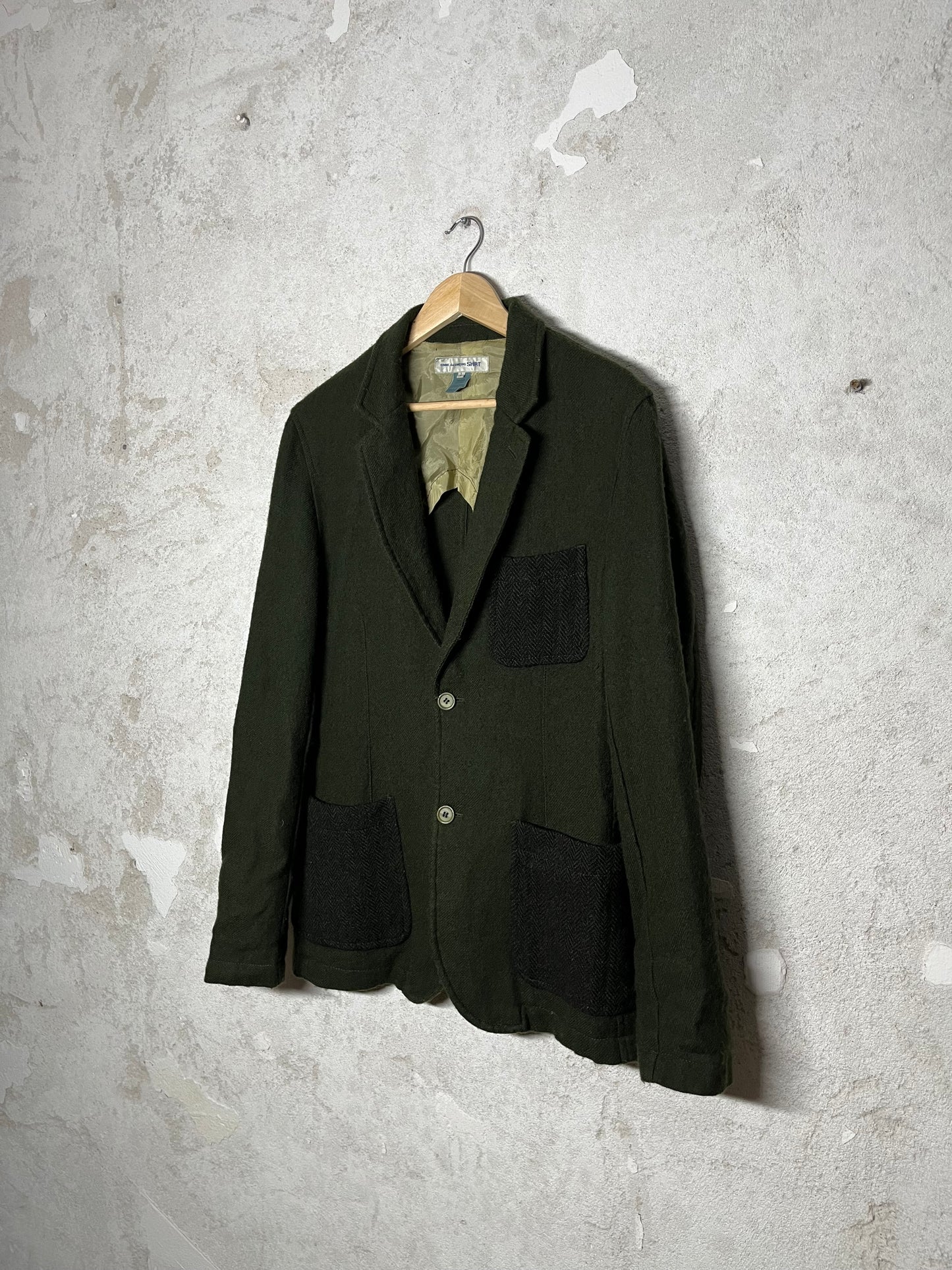 Junya Watanabe Comme des Garcons 100% wool blazer jacket - L