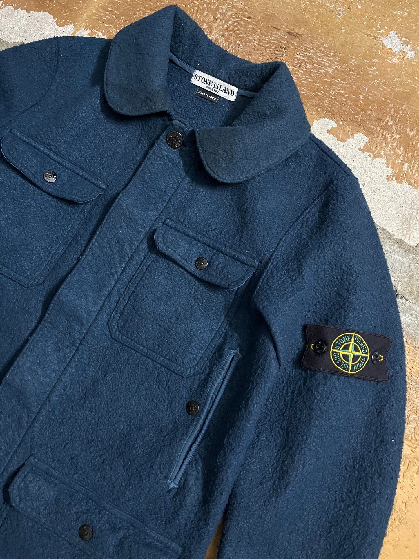 Stone Island 2004 wool 4 pocket jacket - S