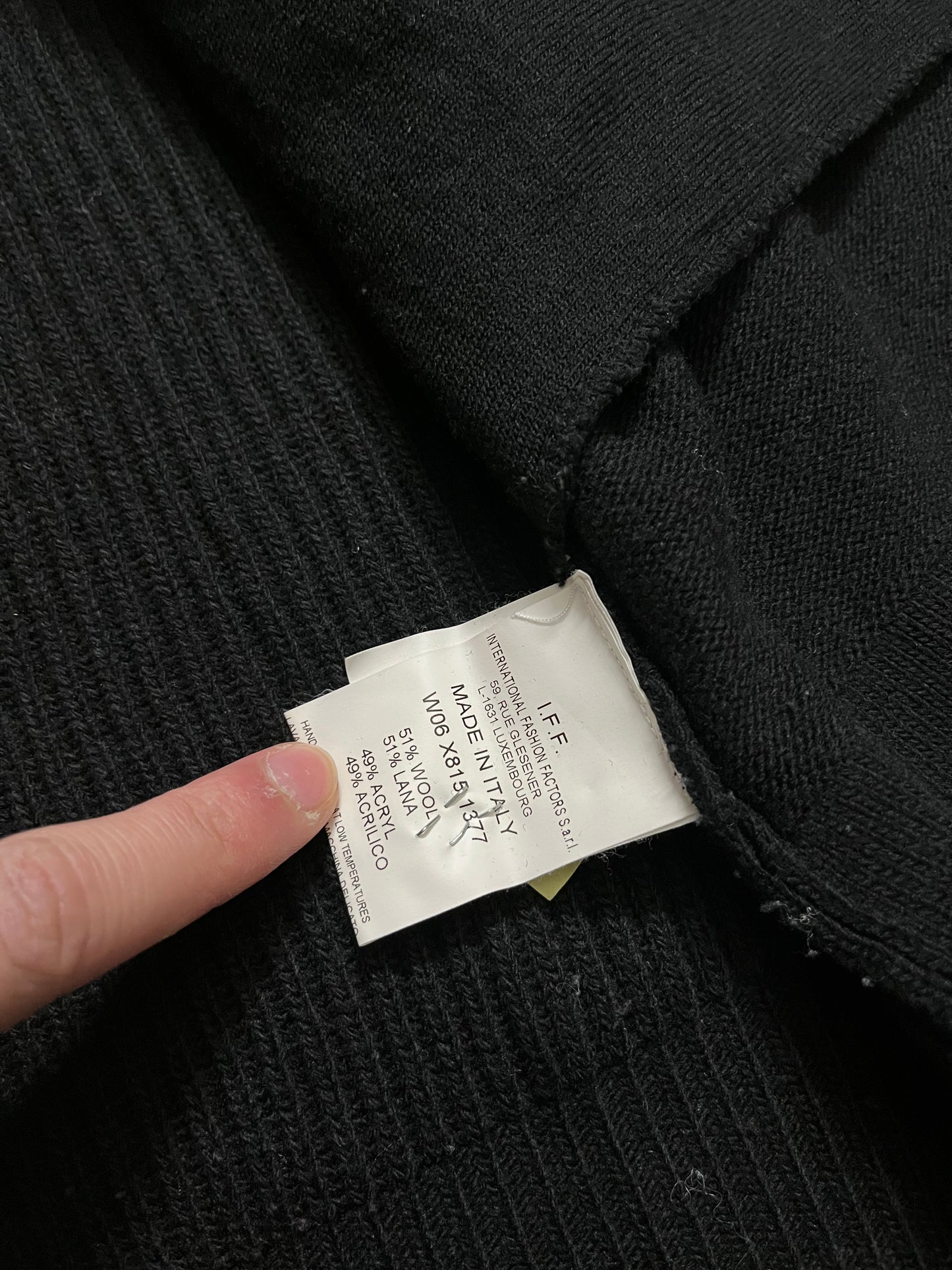 Dirk Bikkembergs knit sweater - L