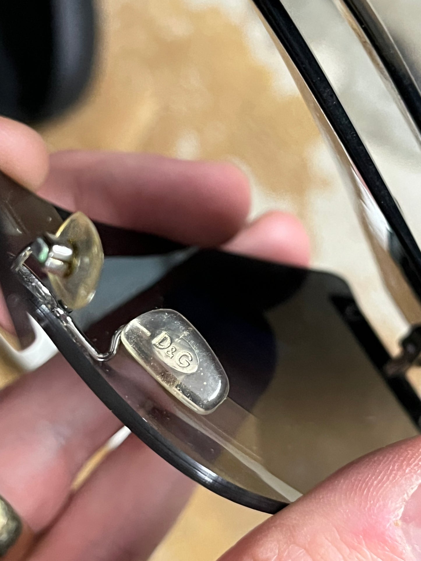 Dolce & Gabbana vintage shield sunglasses