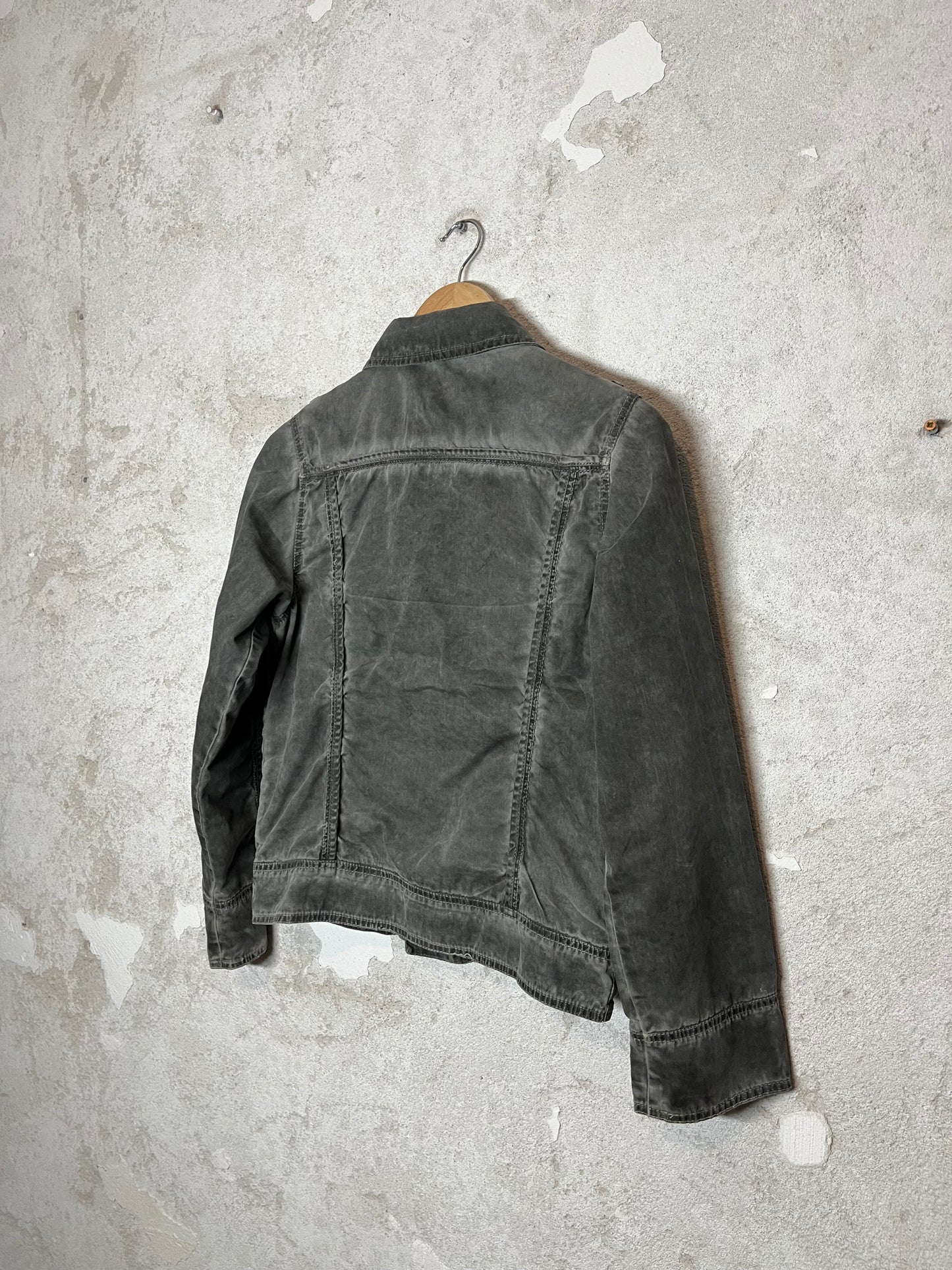 Diesel canvas denim workwear distressed jacket - L