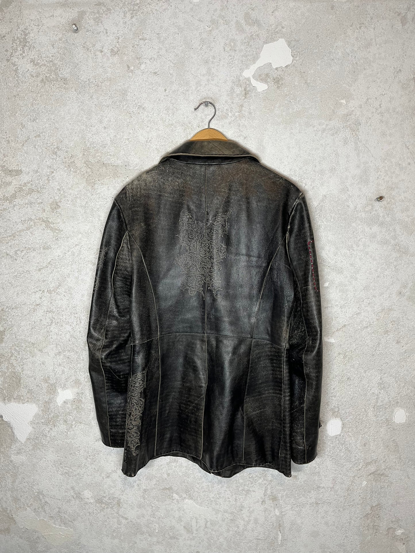 Armani Jeans leather jacket - M