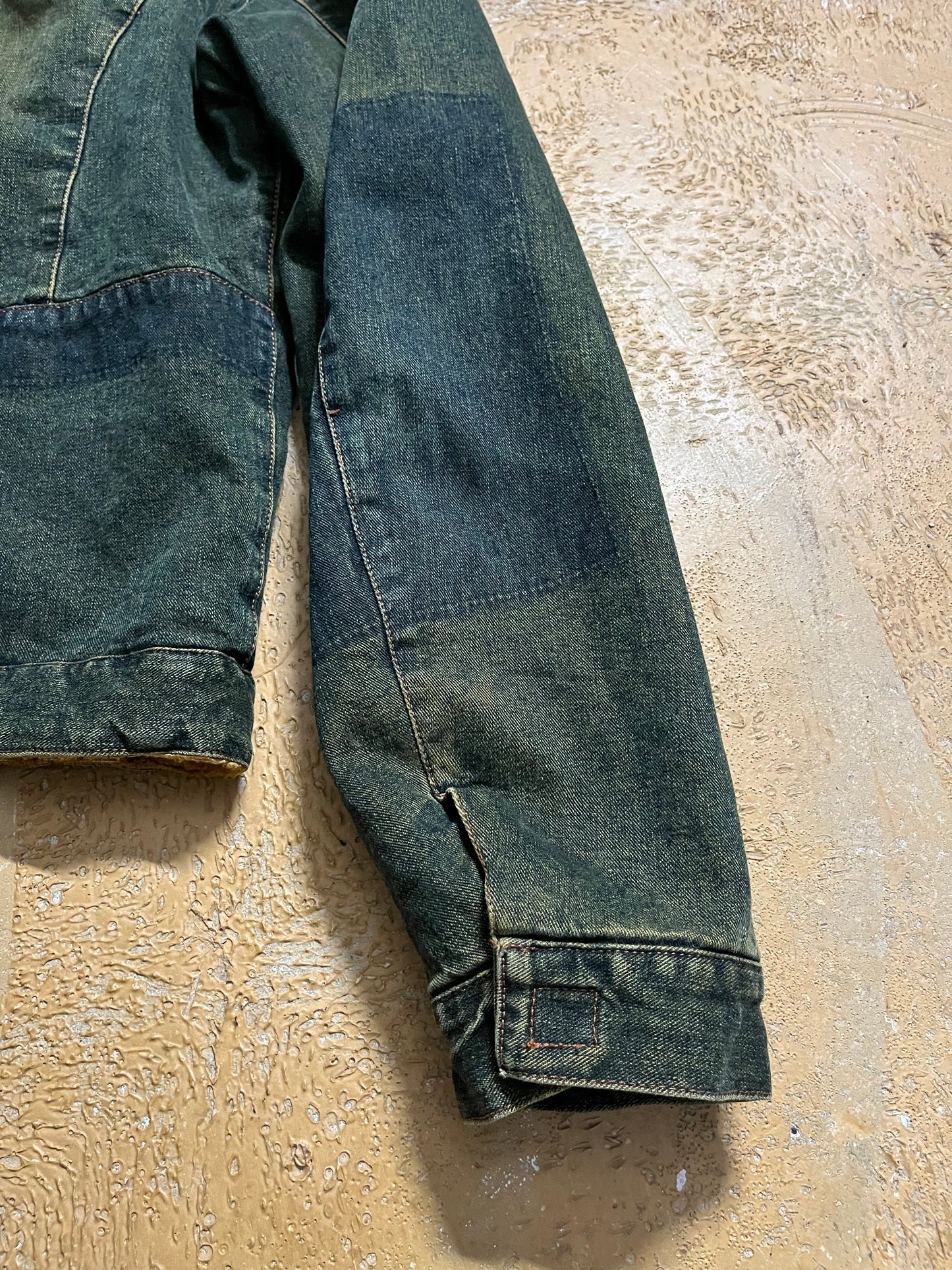 Jean Paul Gaultier acid wash denim jacket - XS
