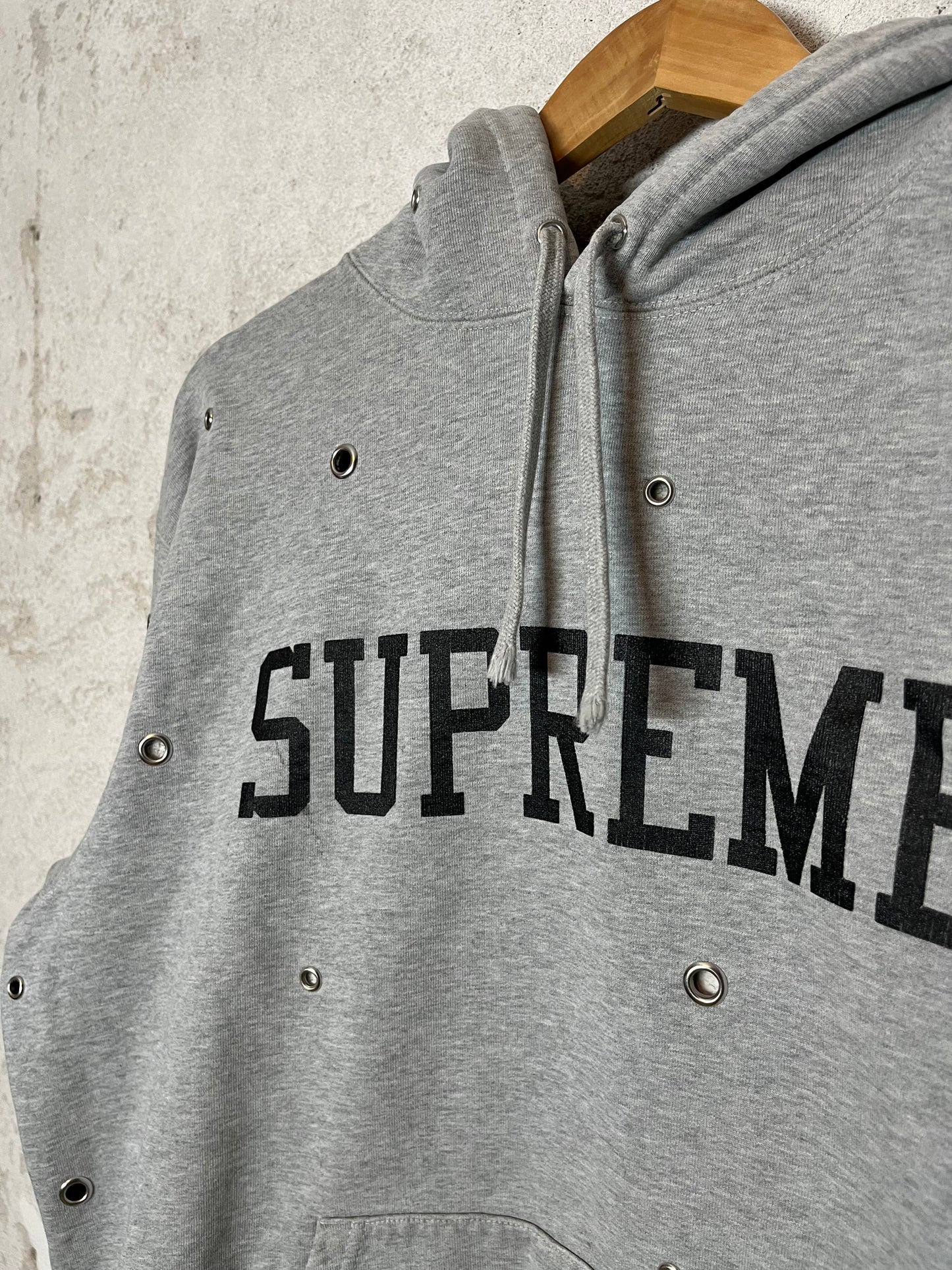 Supreme SS20 Eyelet hoodie - M