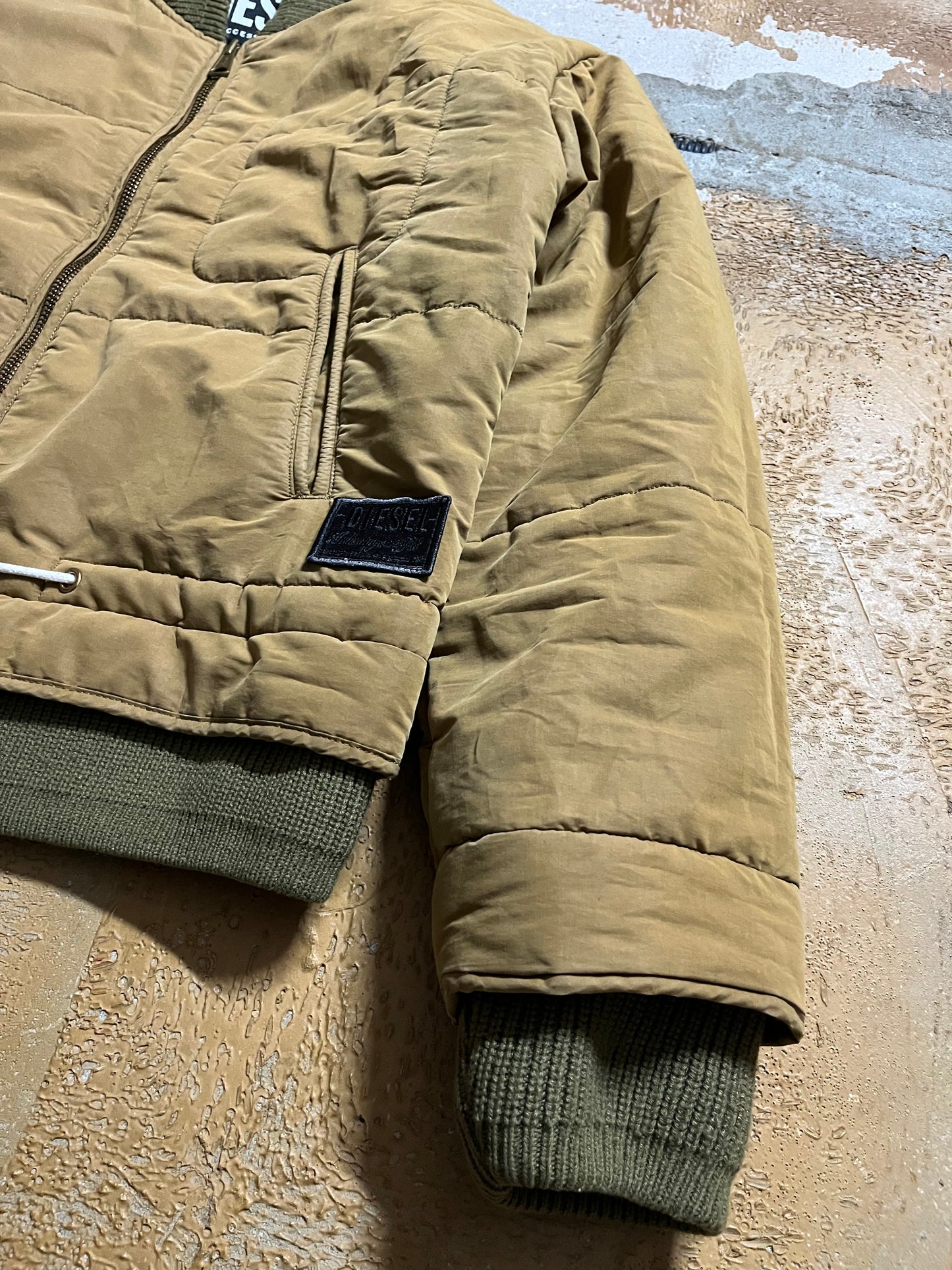 Diesel puffer harrington jacket - S