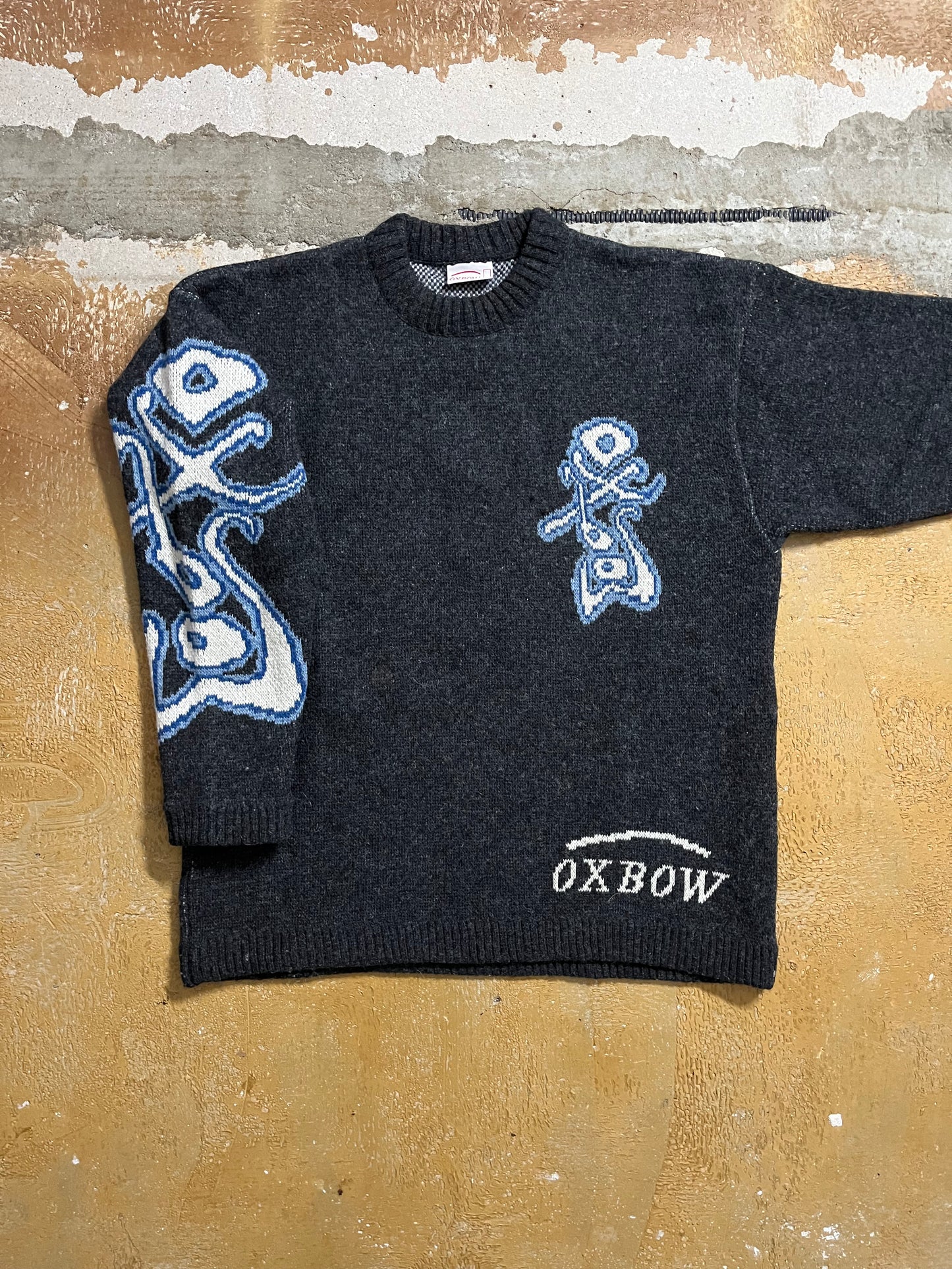 Oxbow vintage ski knit sweater - M