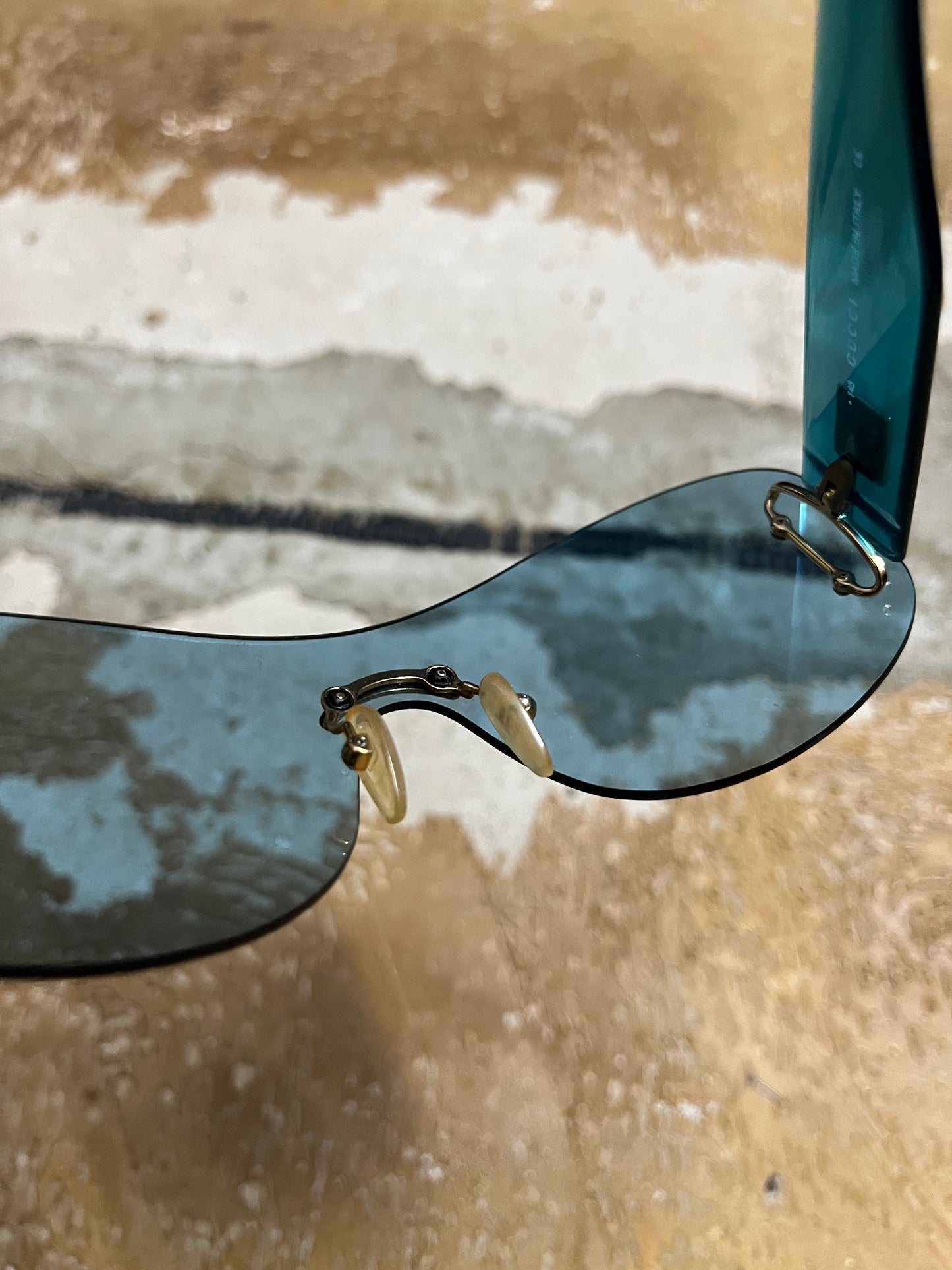 Gucci vintage blue sunglasses