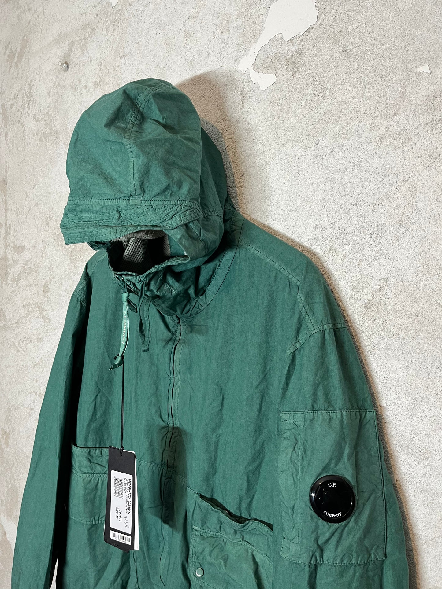 CP Company waxed cotton lense jacket - M