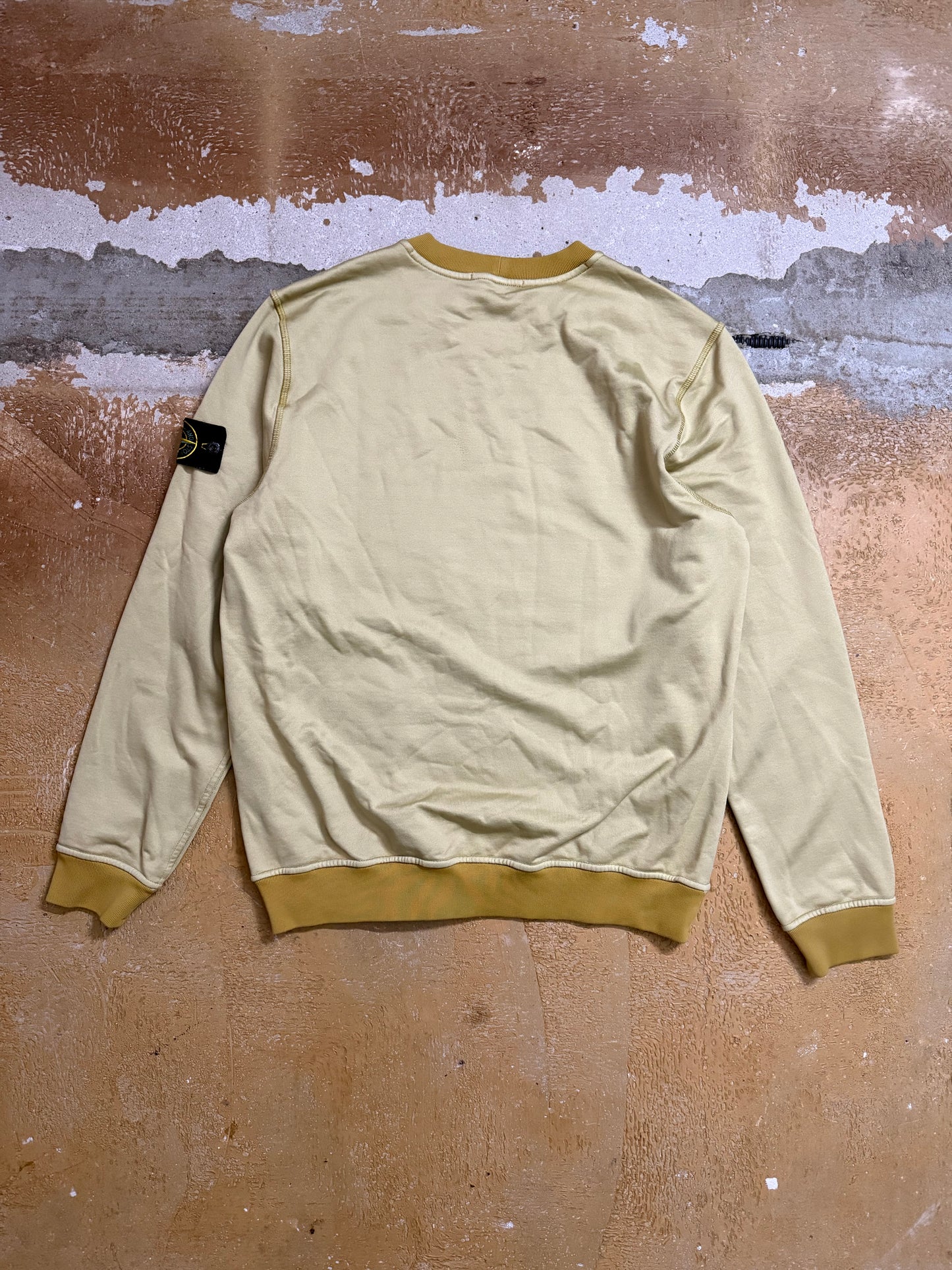 Stone Island yellow sweatshirt - M