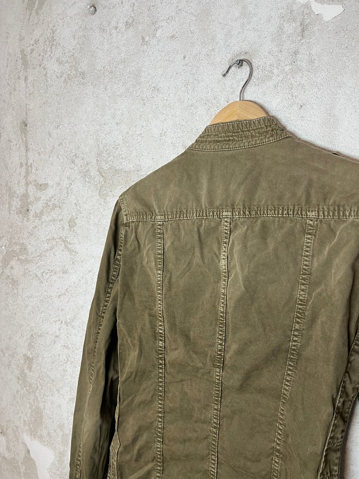 Dolce & Gabbana vintage 2000s multipocket utility overshirt - S