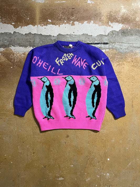 O’neill vintage ski 90s funky knit sweater - S
