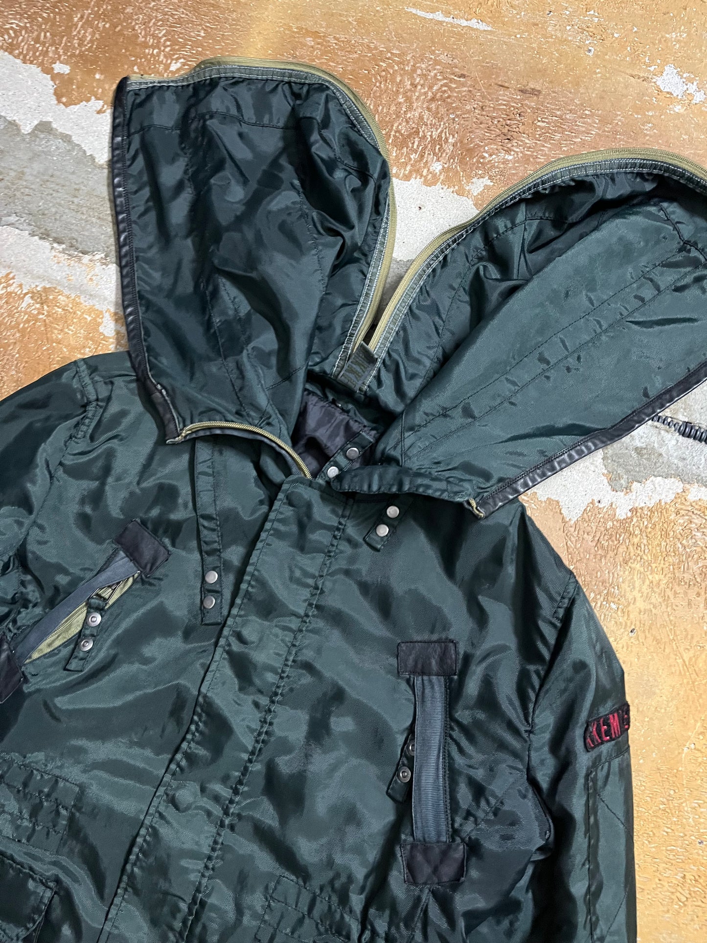 Dirk Bikkembergs multizip multipocket cargo jacket - M