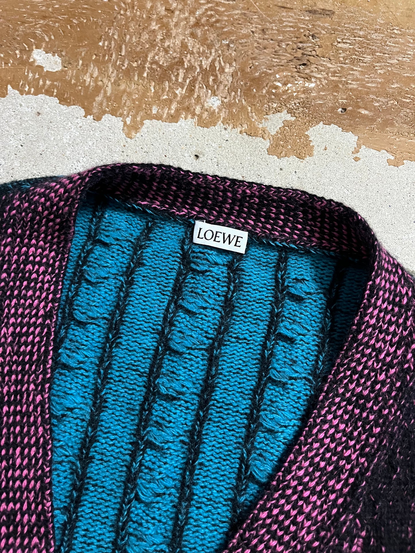 LOEWE SAMPLE knit cardigan sweater -