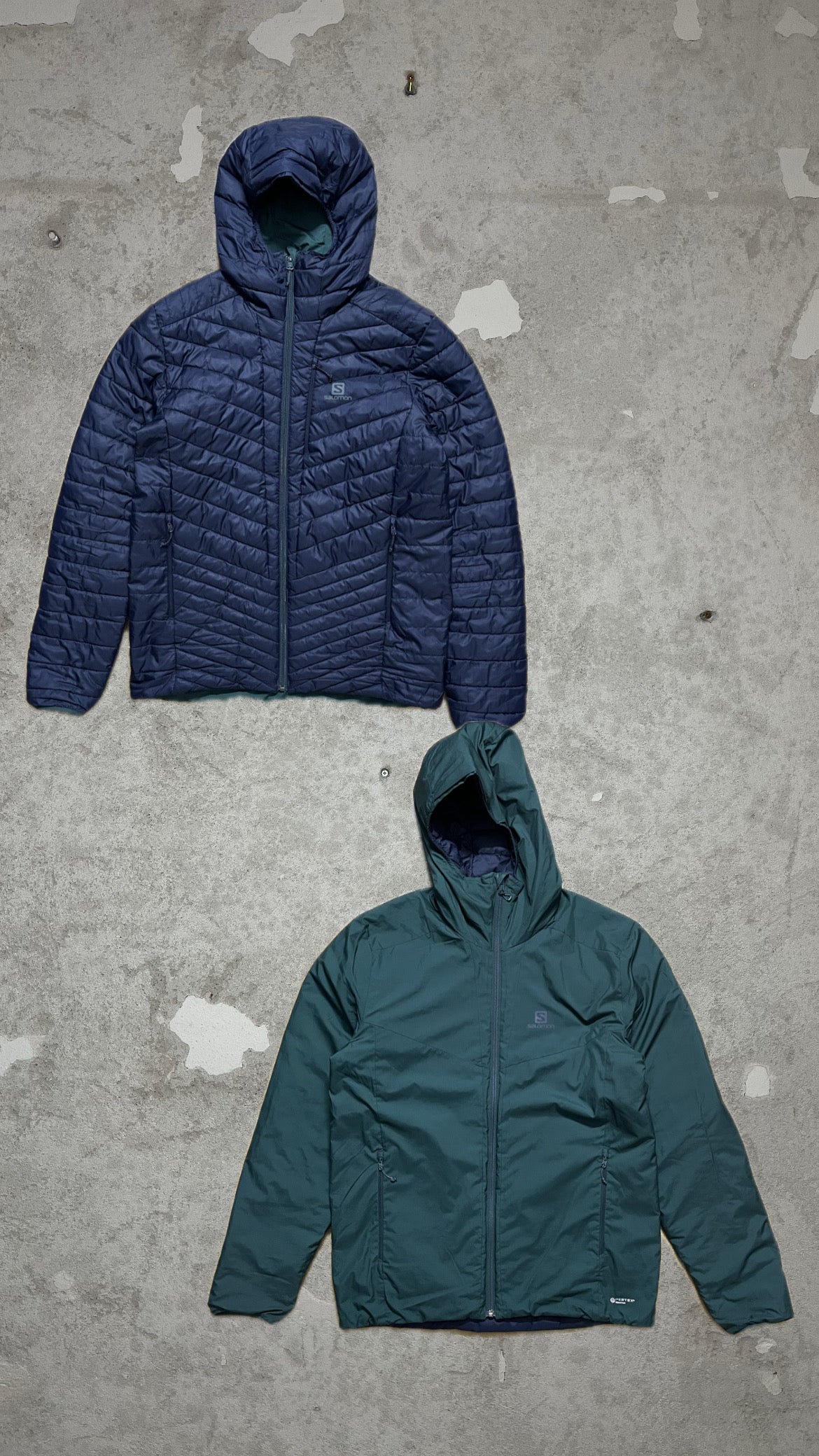 Salomon reversible hiking down jacket - M