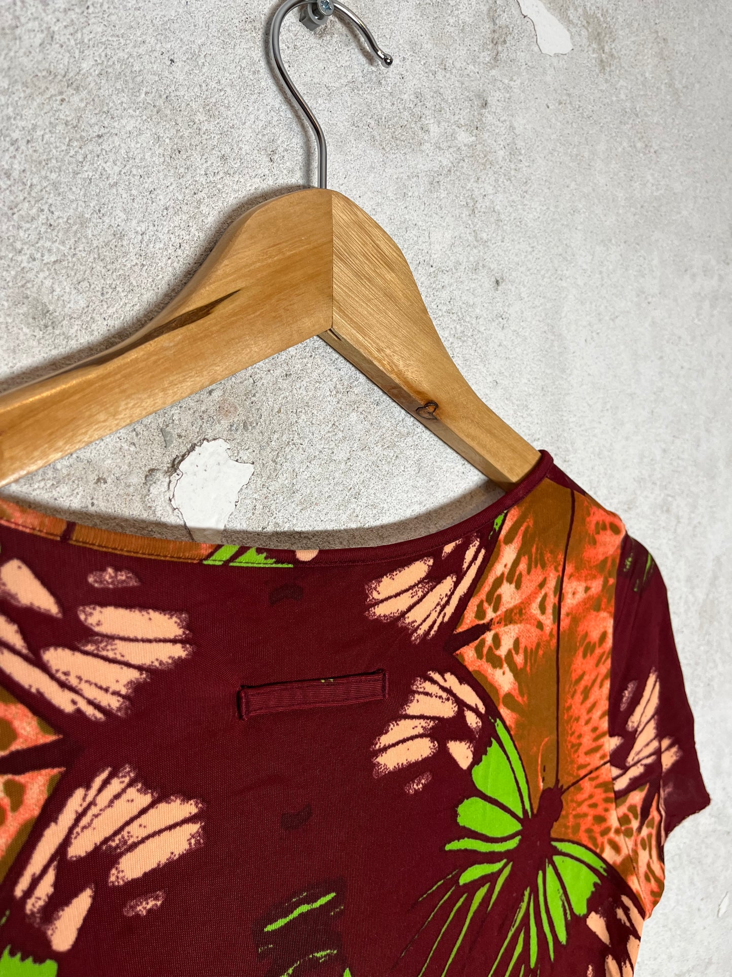 Jean Paul Gailtier colorful 90s mesh top - M