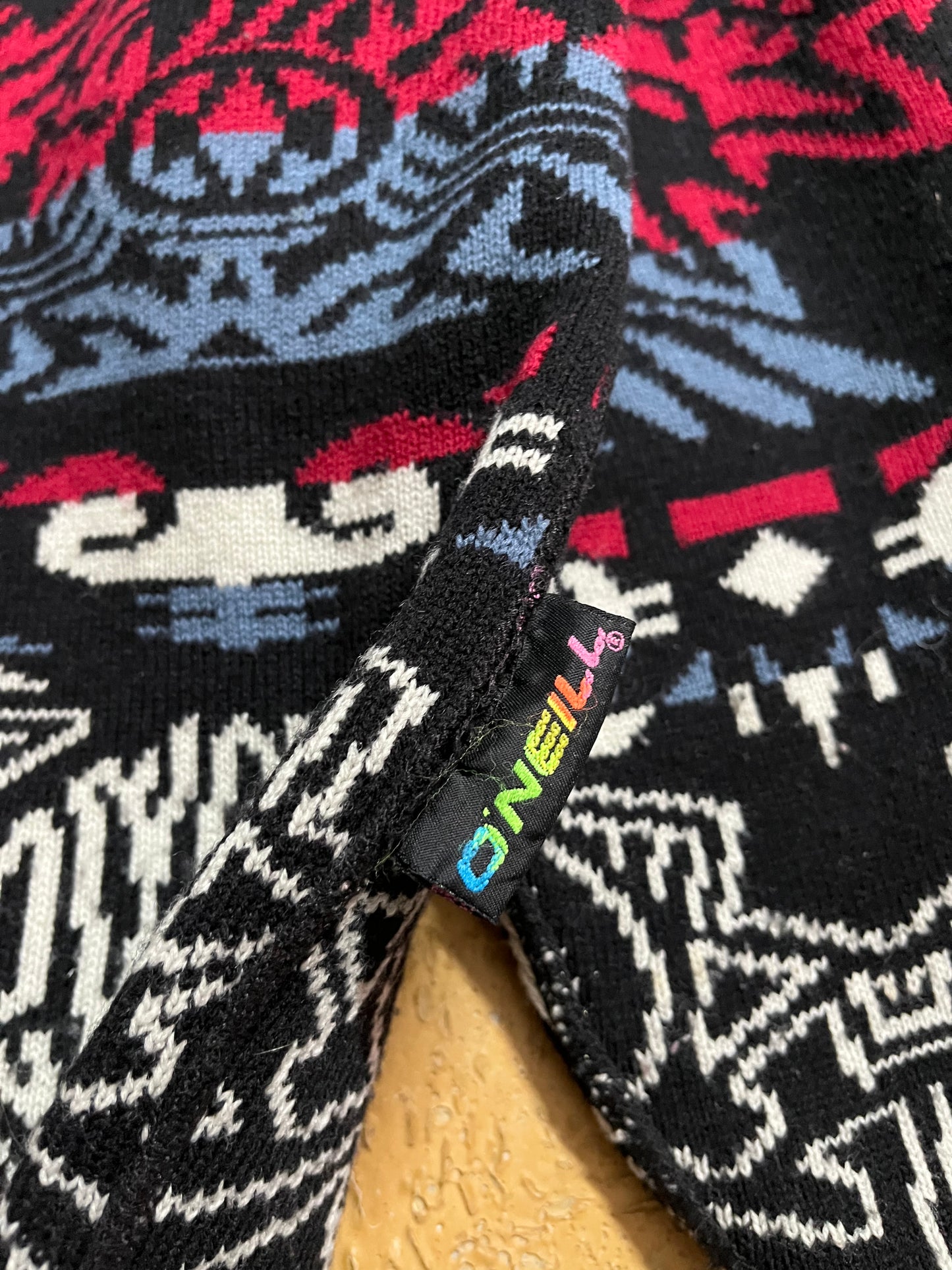 O’neill rare vintage reversible heavy knit sweater - L